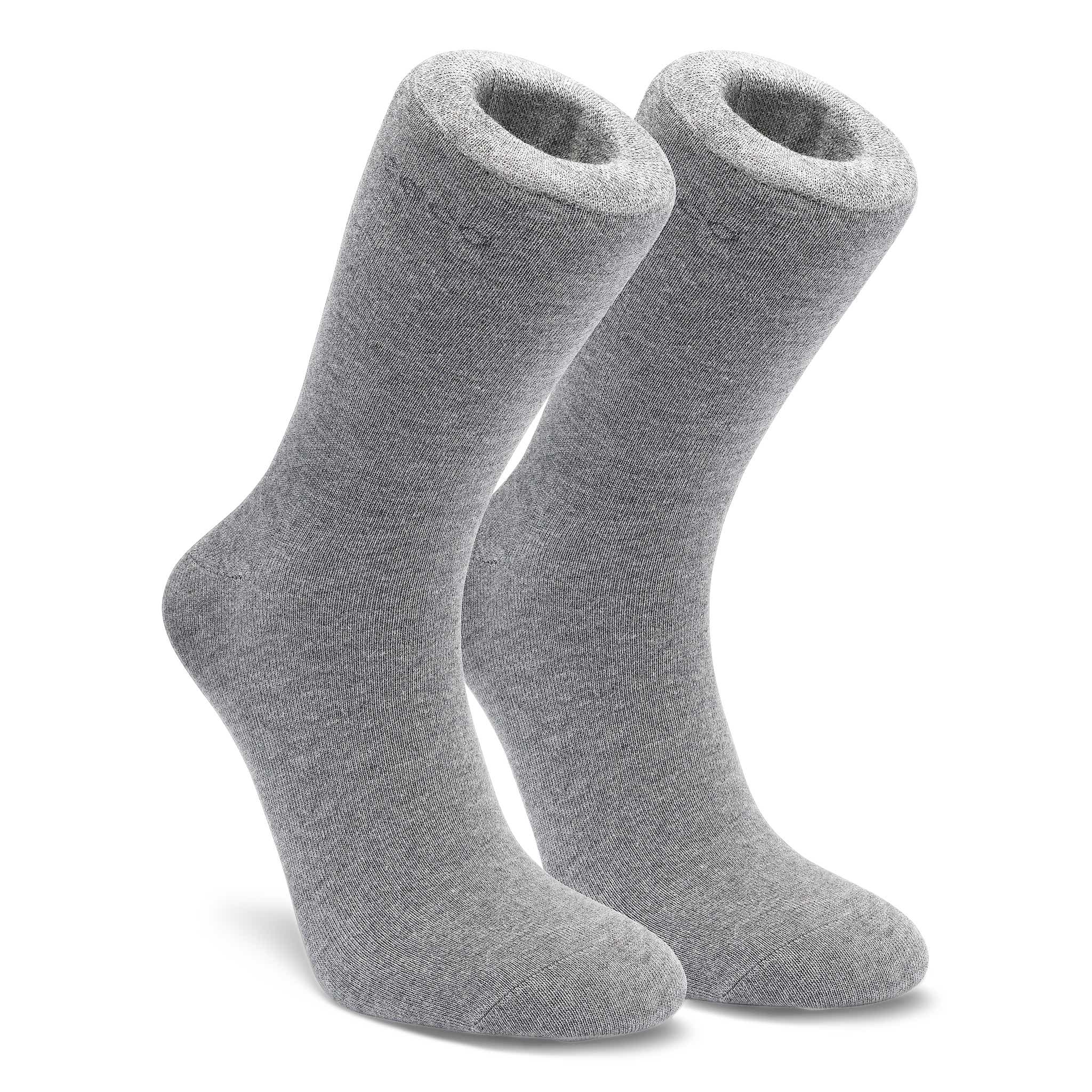 Unisex ECCO® Soft Touch Crew Socks - Grey - Detail-1