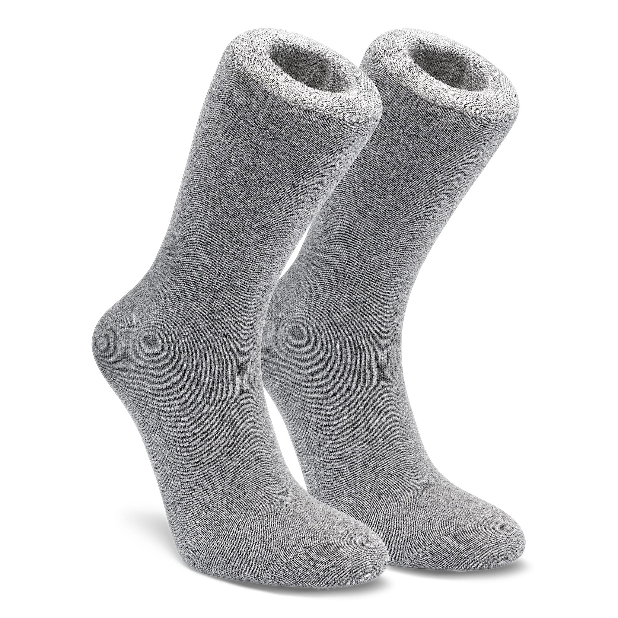 Unisex ECCO® Soft Touch Crew Socks - Grey - Detail-1