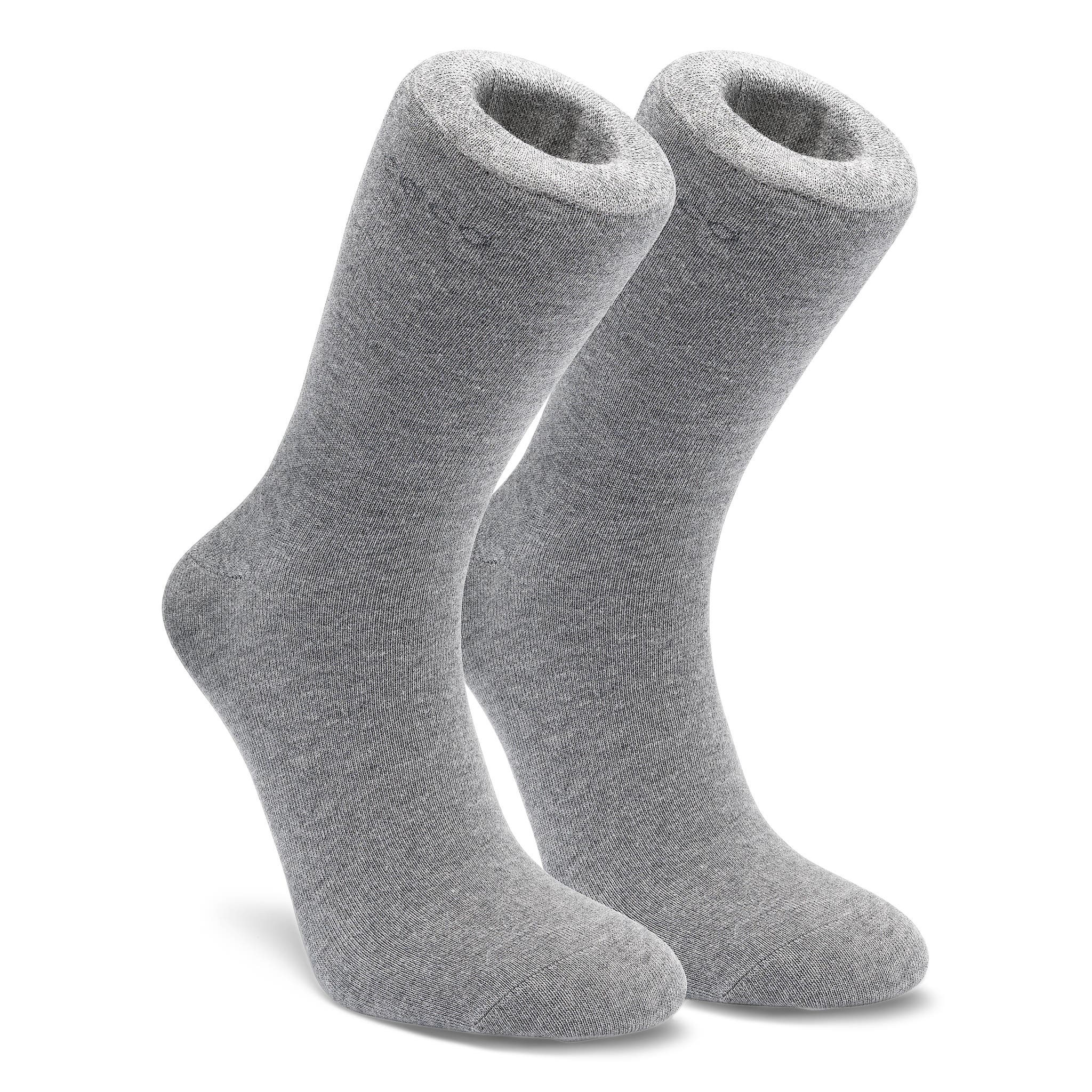 Unisex ECCO® Soft Touch Crew Socks - Grey - Detail-1