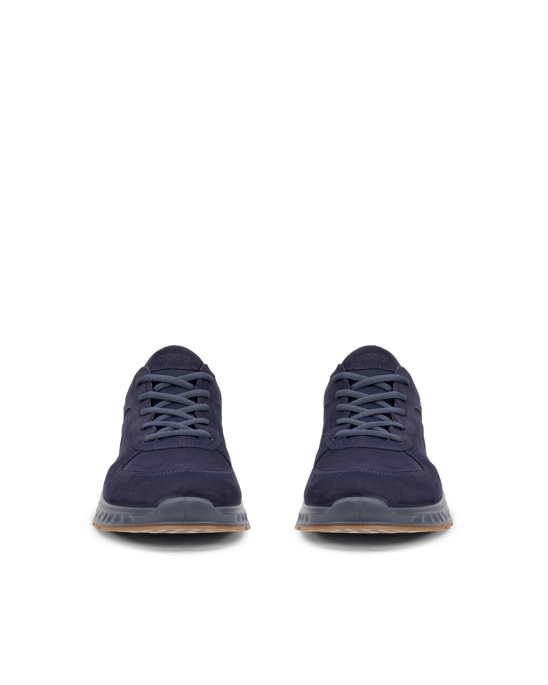 Pánské nubukové outdoorové Gore-Tex tenisky ECCO® Exostride - Modrá - Front pair