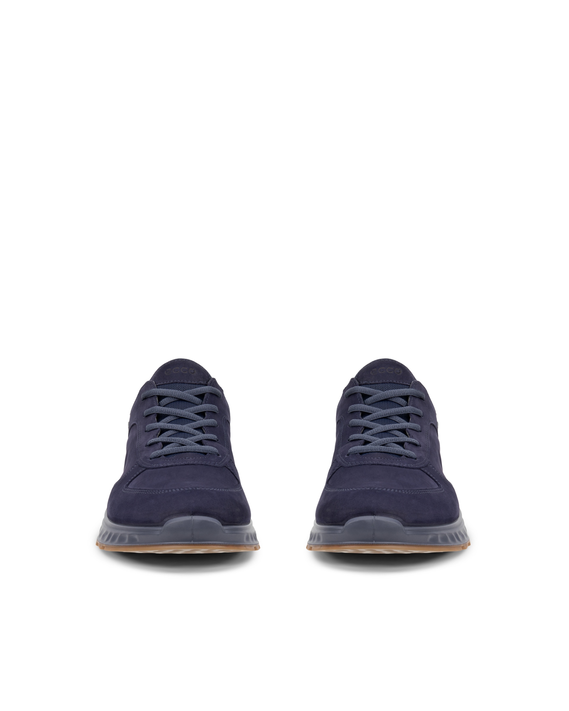 Pánské nubukové outdoorové Gore-Tex tenisky ECCO® Exostride - Modrá - Front pair