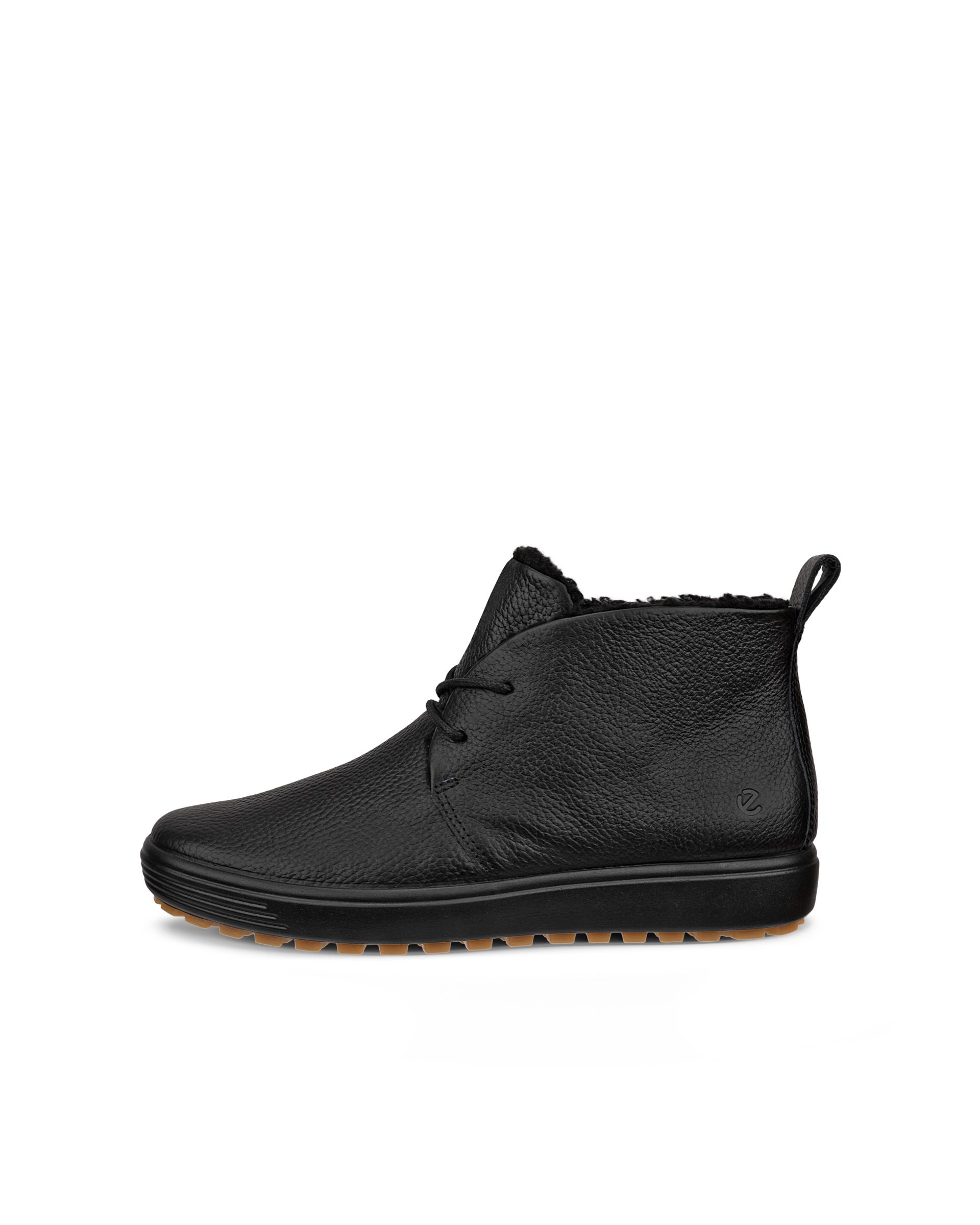 Women's ECCO® SOFT 7 Leather Ankle Boot - Black - Outside