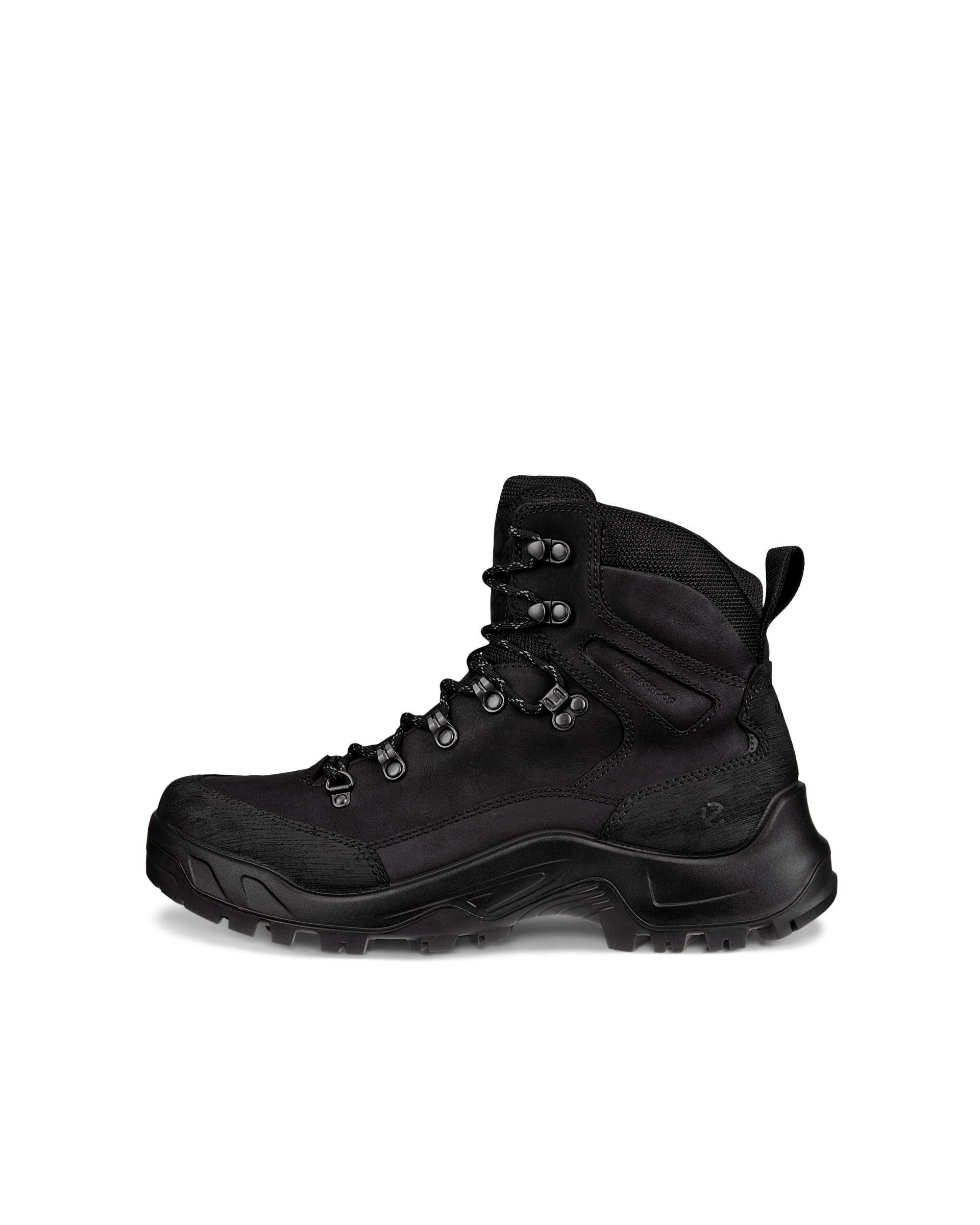 ECCO® Offroad Vattentät halvhög känga i nubuck för utomhusbruk herr - Svart - Outside