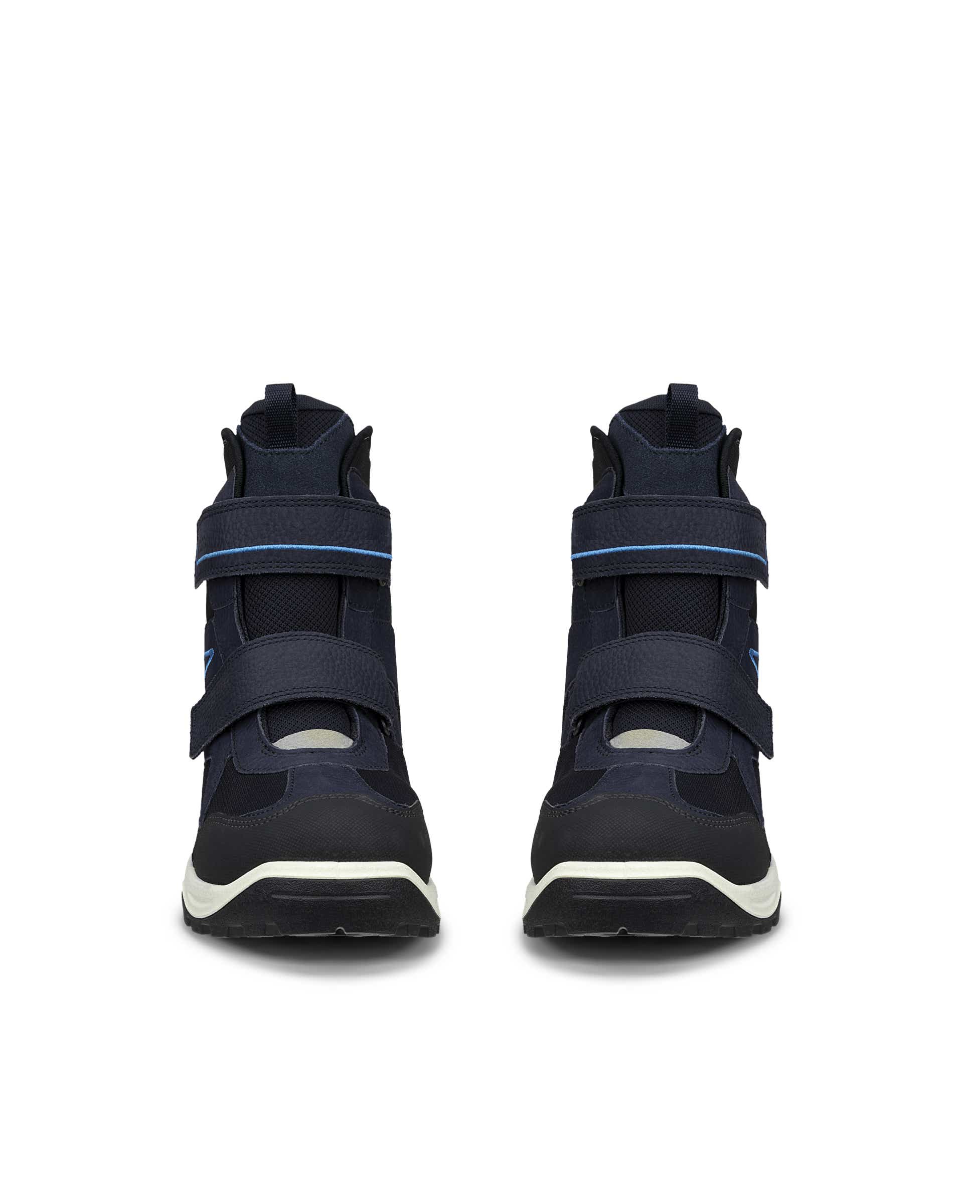 ECCO® SNOW MOUNTAIN Kinder Winterstiefel aus Nubukleder mit Gore-Tex - Blau - Front pair