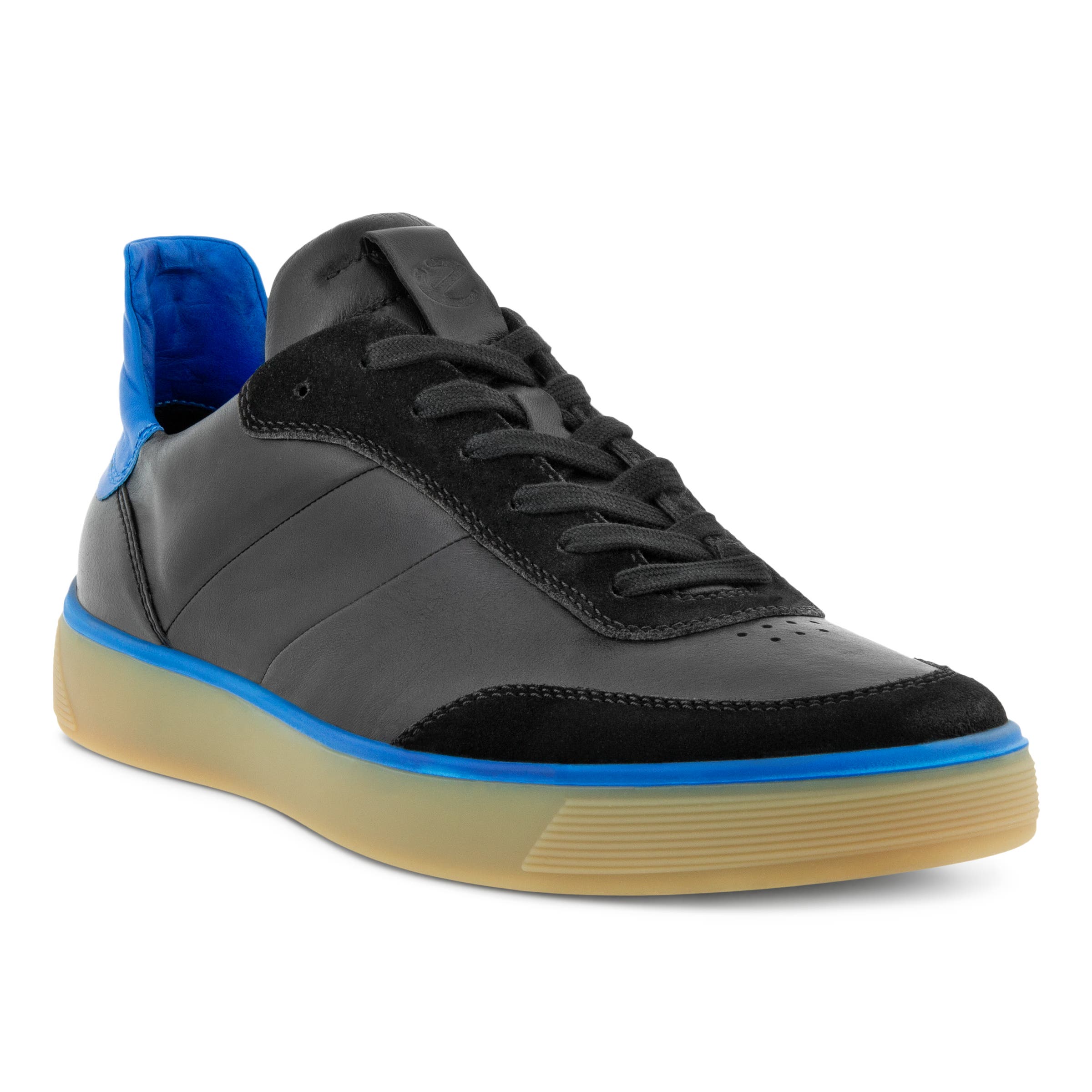 ECCO Men's Street Tray Laced Shoes - Black - Main