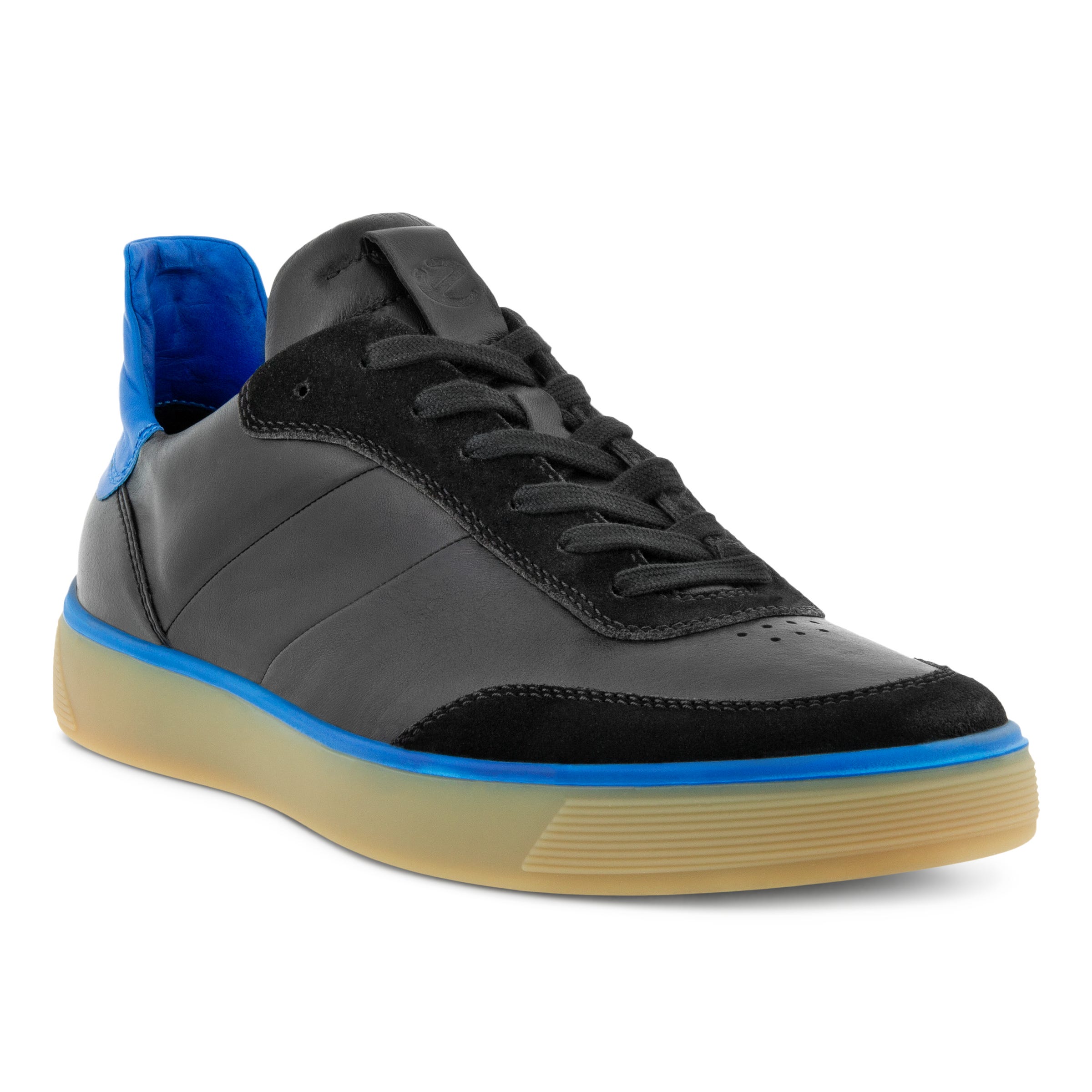 ECCO Men's Street Tray Laced Shoes - Black - Main