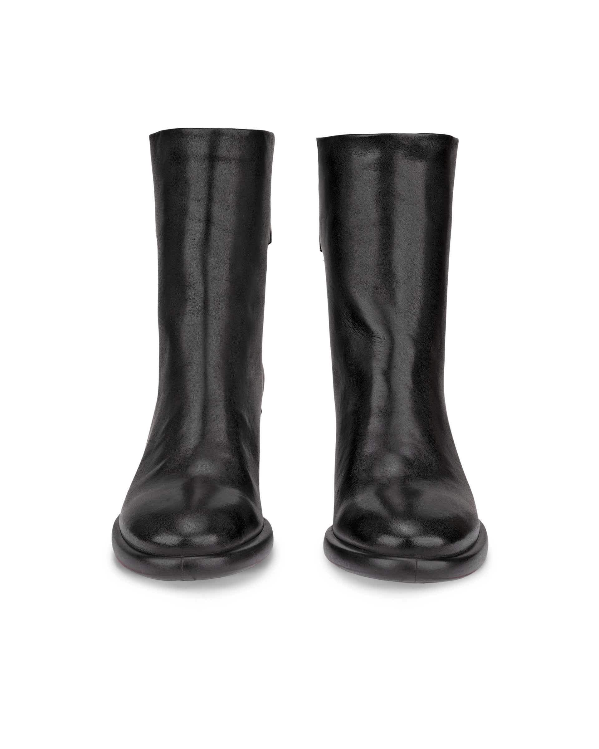Women's ECCO® Sculpted LX 55 Leather Pull-On Mid-Calf Boot - Black - Front pair