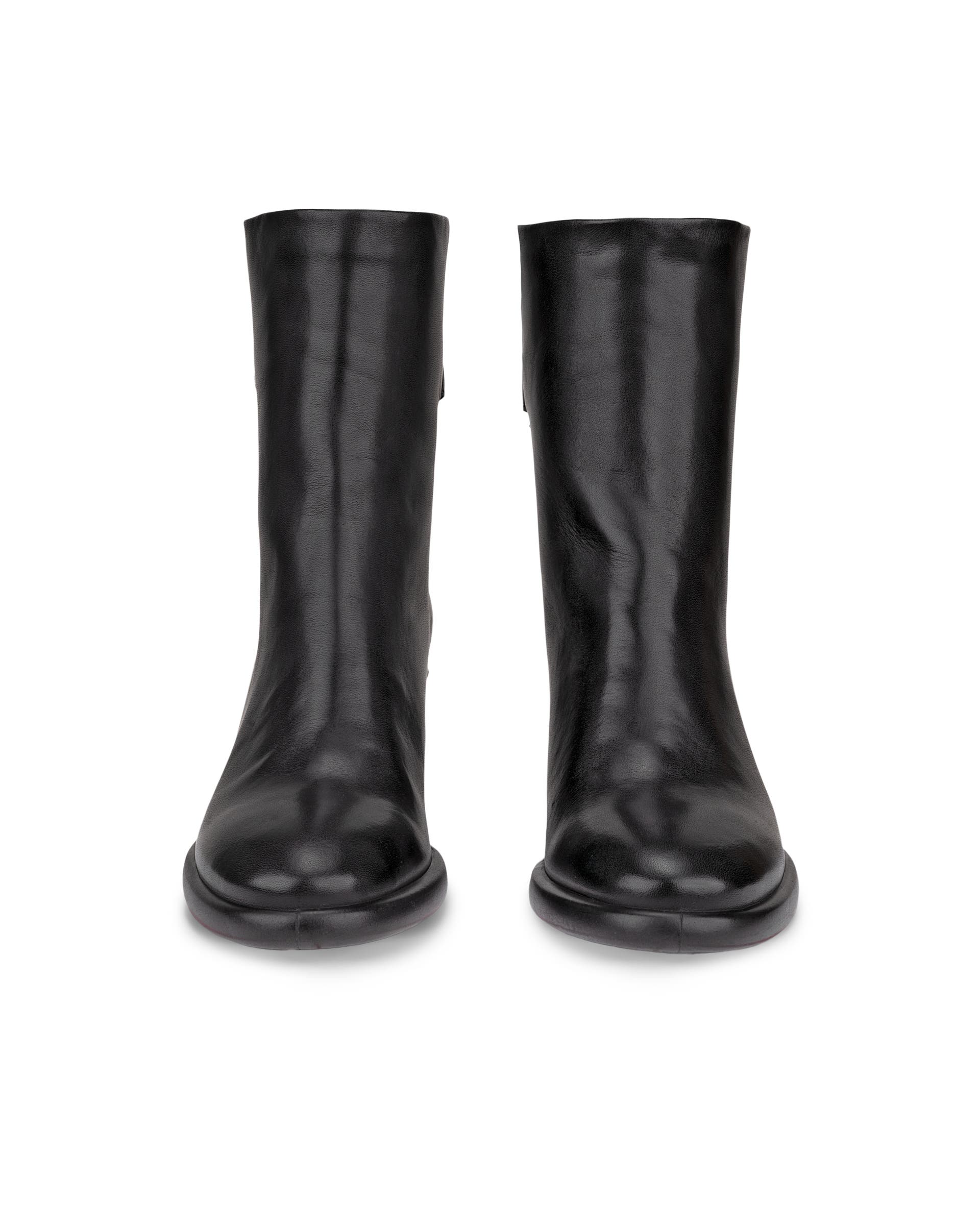 Women's ECCO® Sculpted LX 55 Leather Pull-On Mid-Calf Boot - Black - Front pair