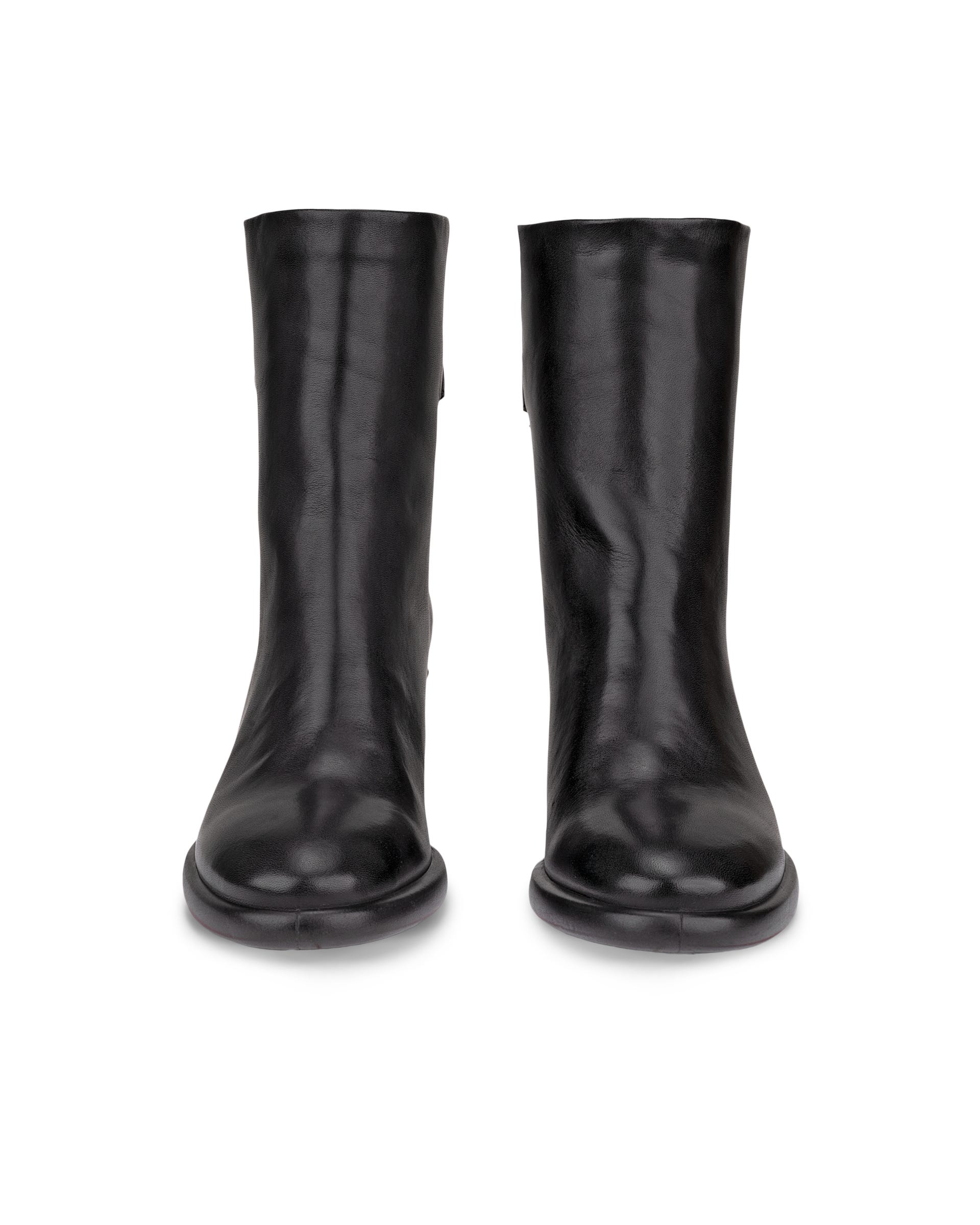 Women's ECCO® Sculpted LX 55 Leather Pull-On Mid-Calf Boot - Black - Front pair