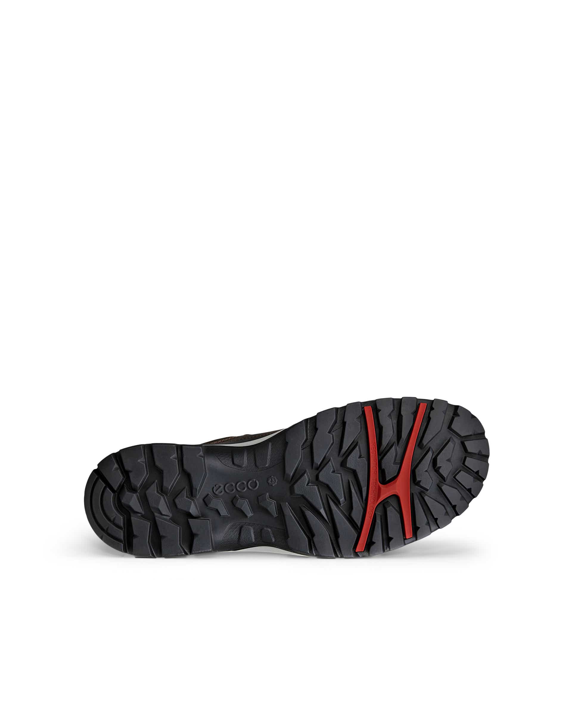 Męskie nubukowe wodoodporne buty outdoorowe ECCO® XPEDITION III - Brązowy - Sole