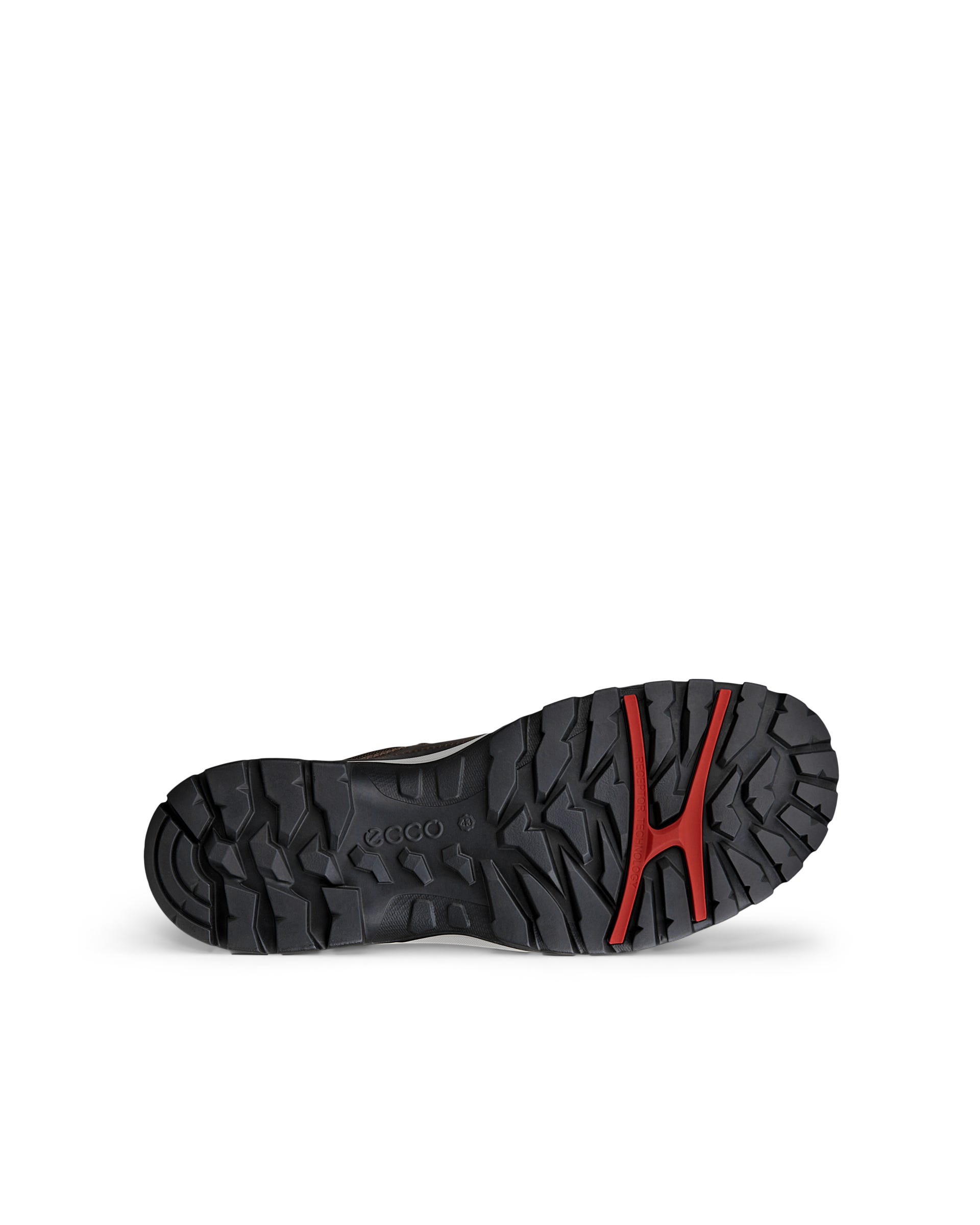 Męskie nubukowe wodoodporne buty outdoorowe ECCO® XPEDITION III - Brązowy - Sole