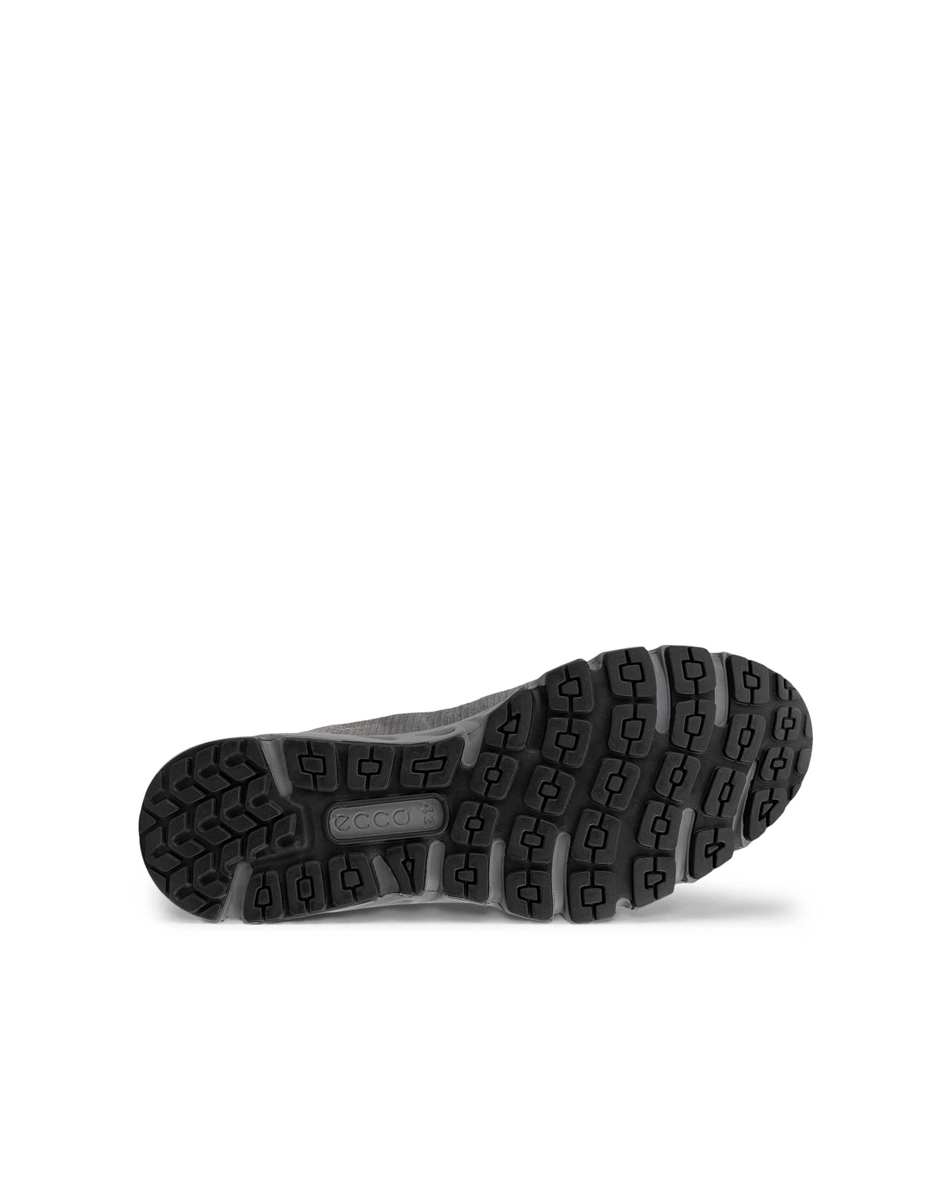 ECCO Multi Vent Low メンズ レザーGore-Texアウトドアスニーカー - グレー - Sole