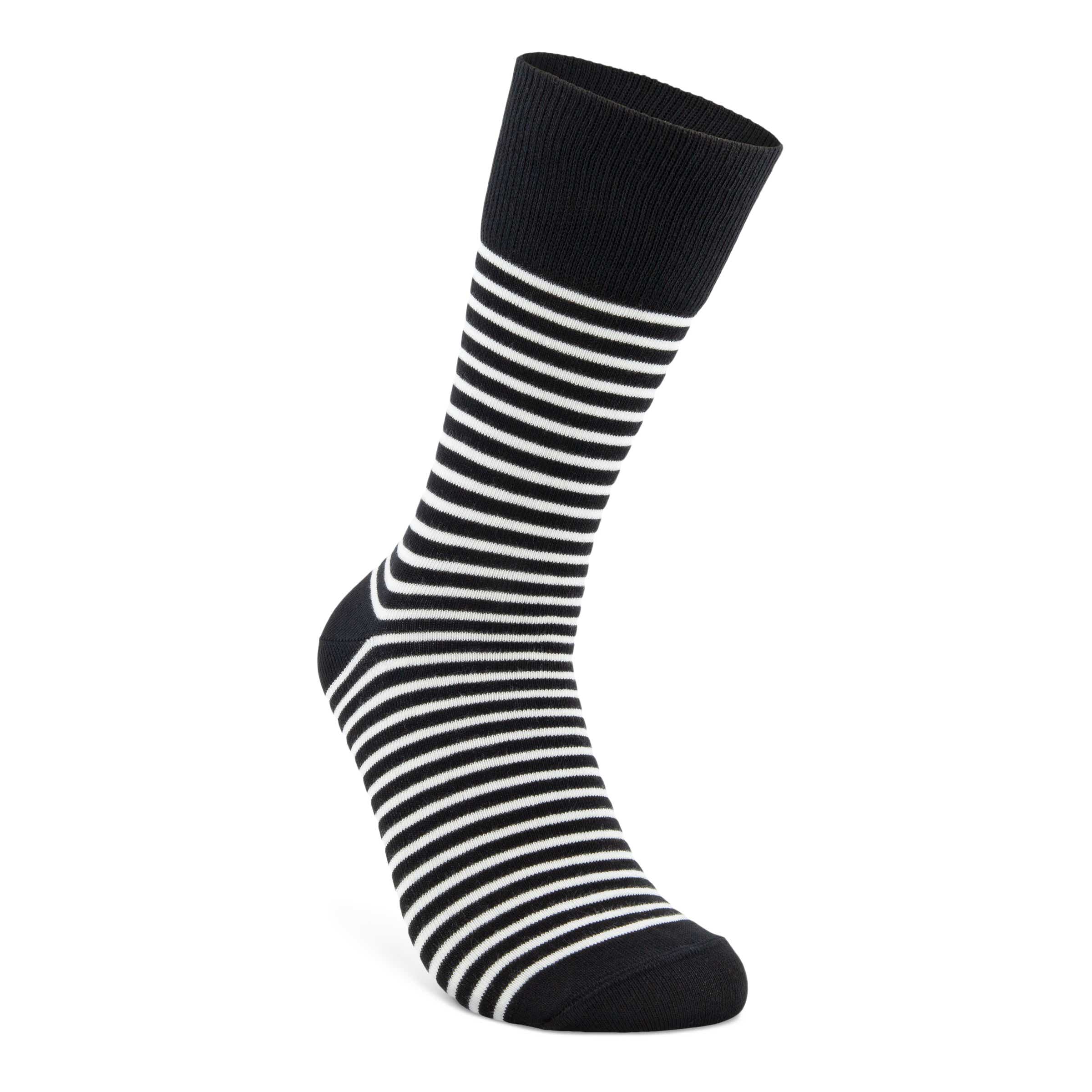 ECCO Classic Stripe Socks - Black