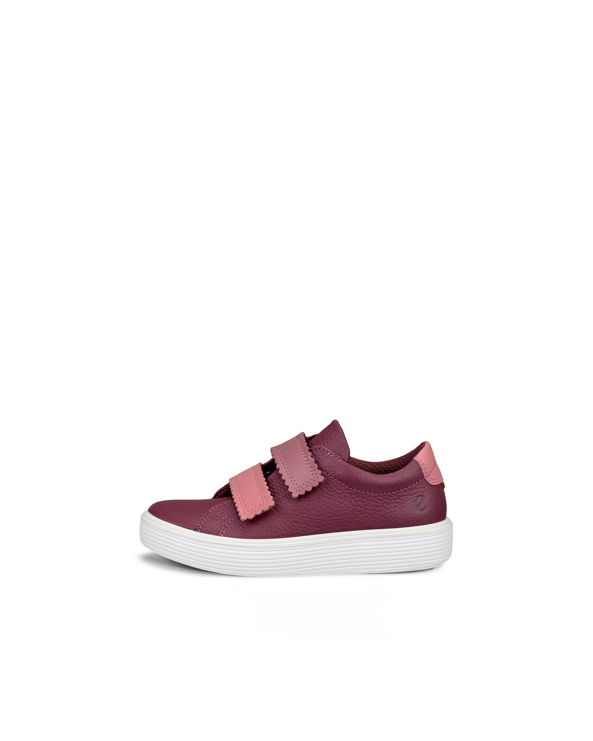 ECCO® SOFT 60 dječje kožne tenisice - Ružičasta - Outside