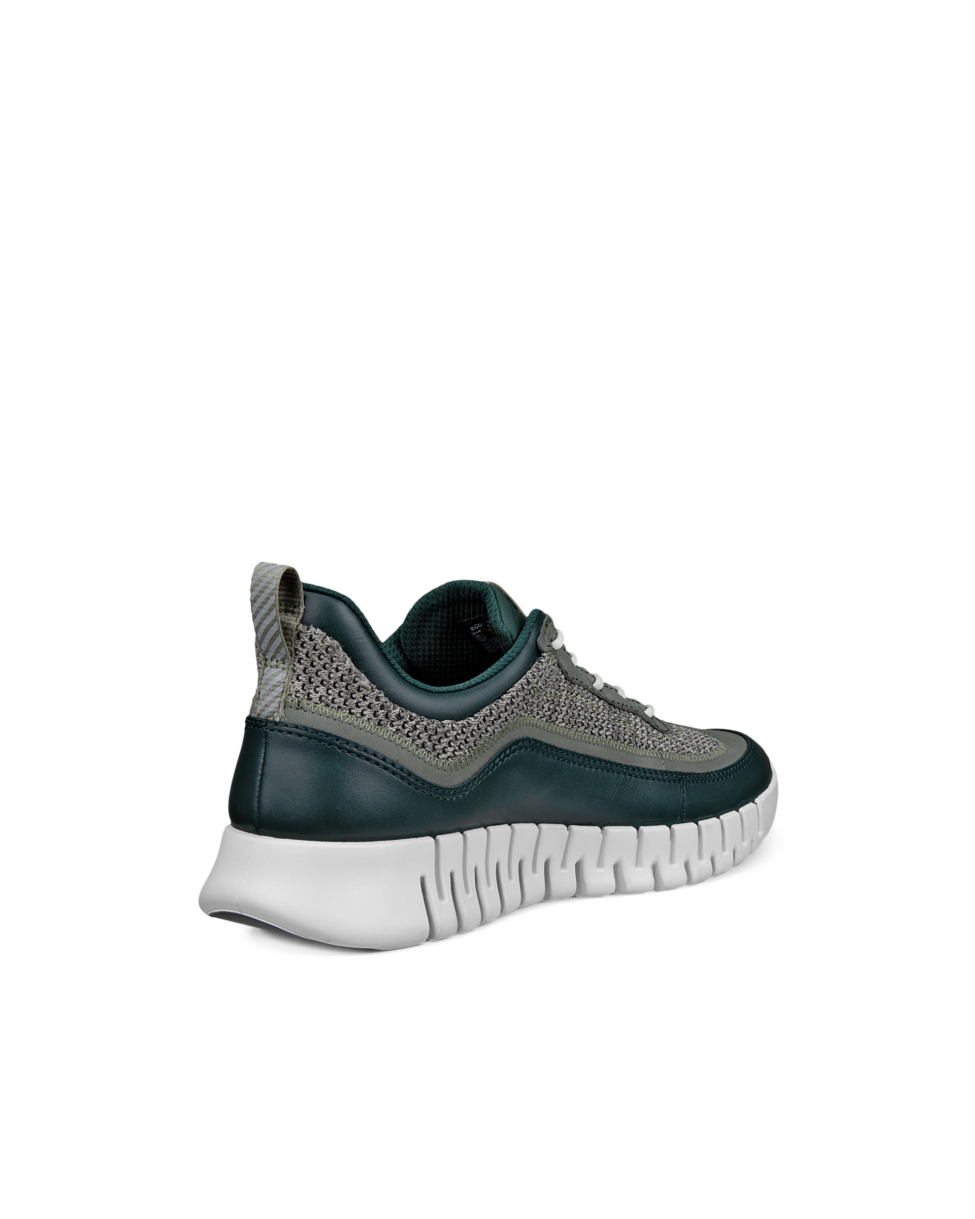 ECCO® GRUUV baskets en cuir pour homme - Vert - Back
