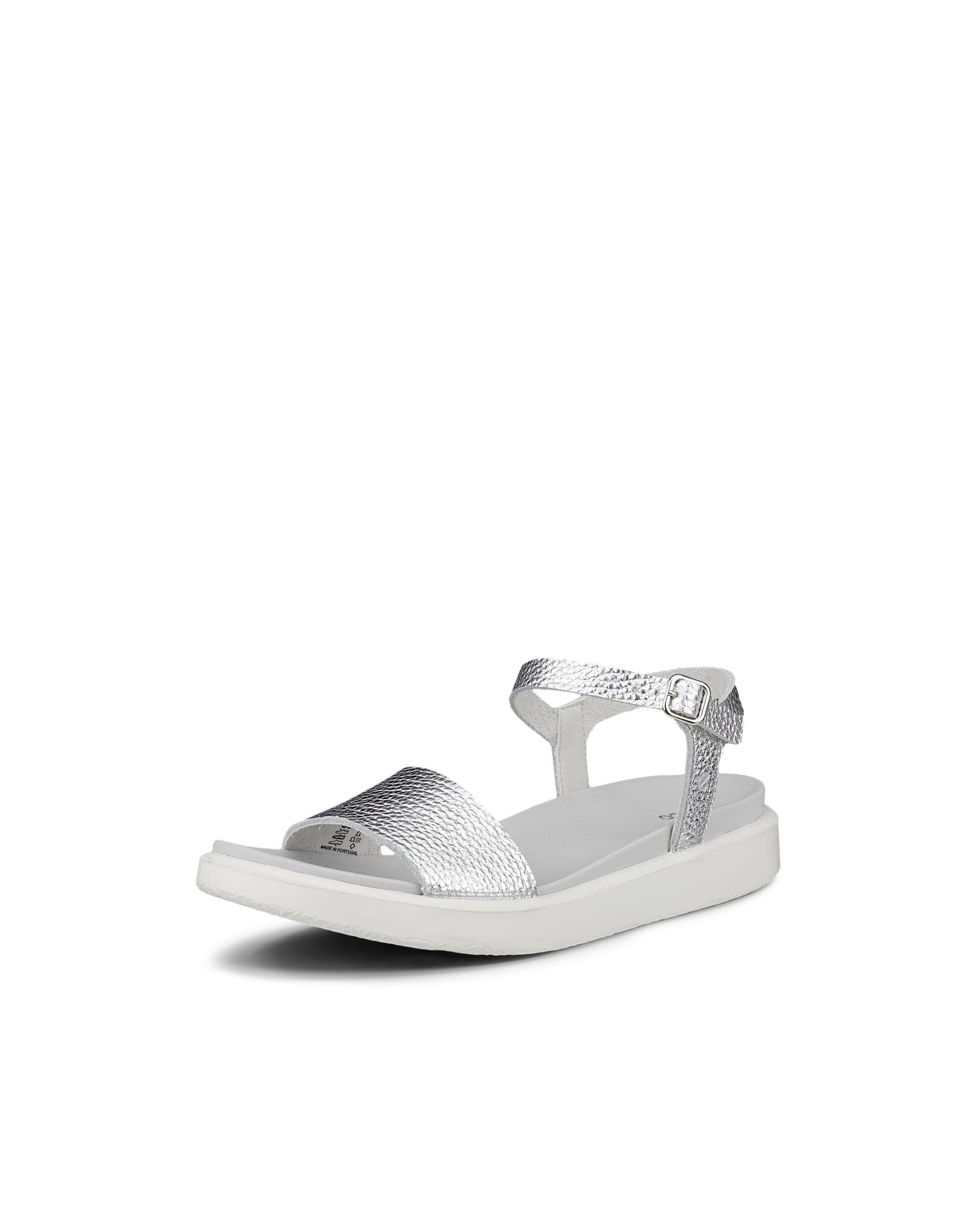 Sandale en cuir Flowt ECCO® pour femmes - Métallique - Main