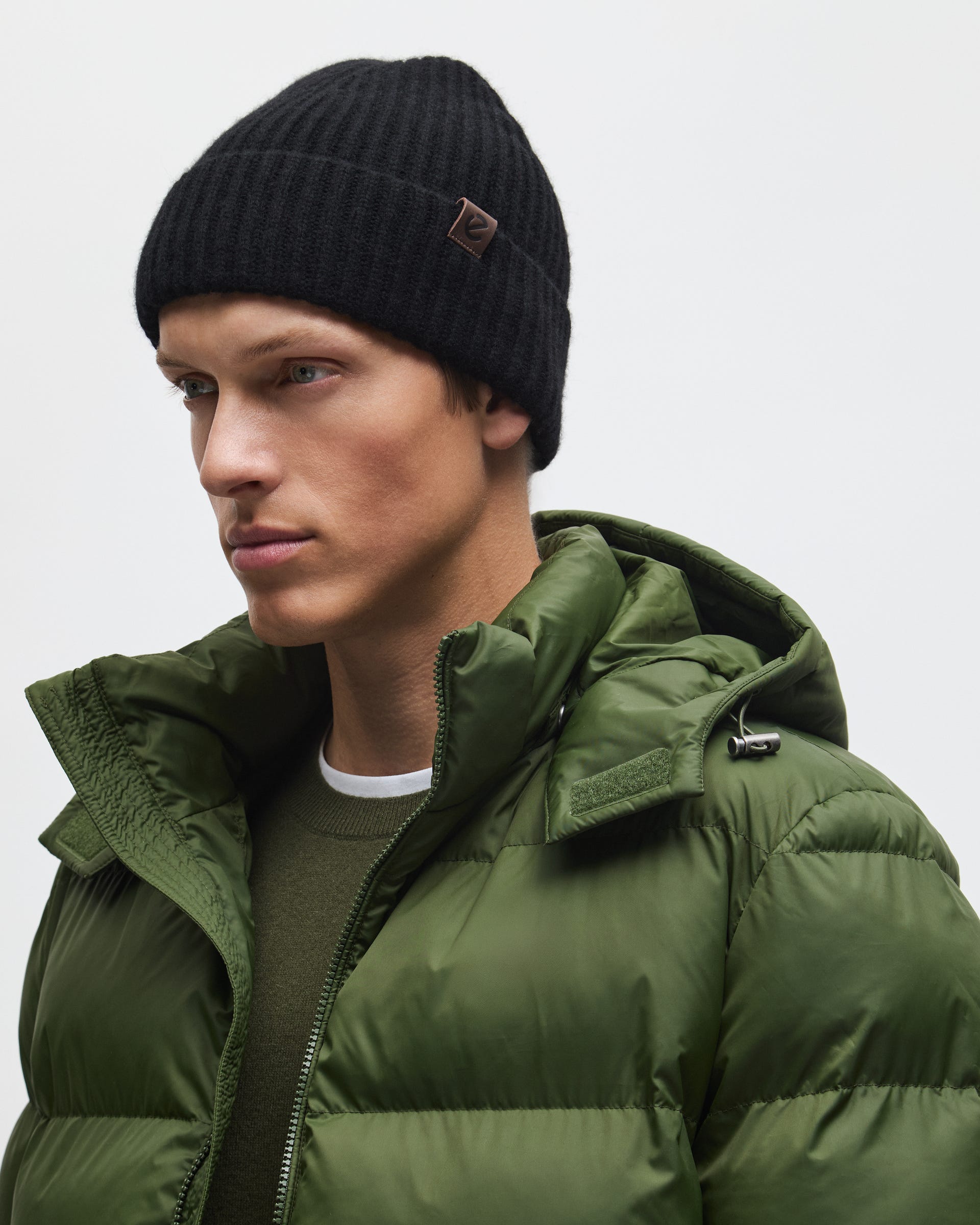 Men's ECCO® Classic Beanie - Black - Main