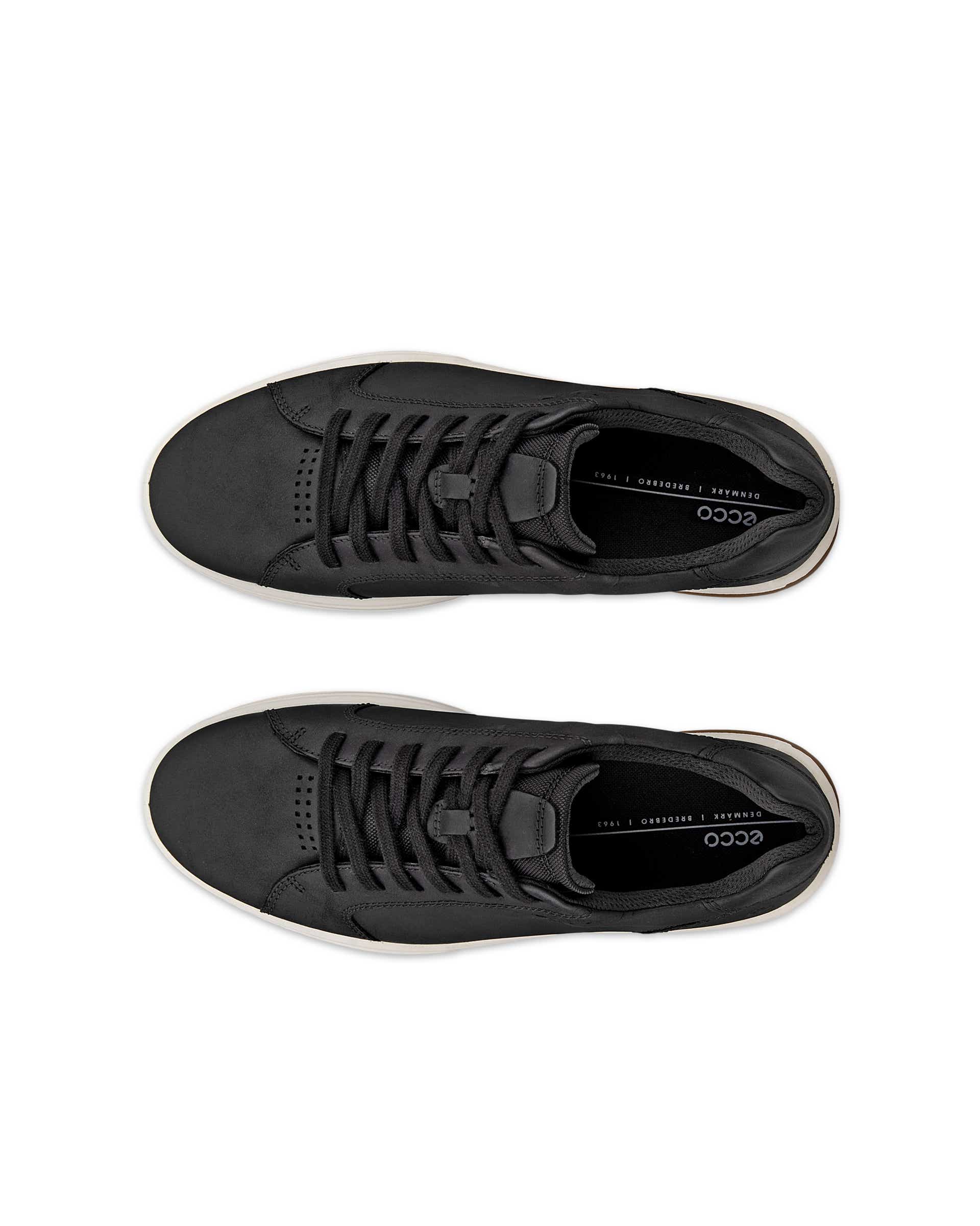 ECCO® Byway 2.0 muške tenisice od nubuka - Crna - Top left pair