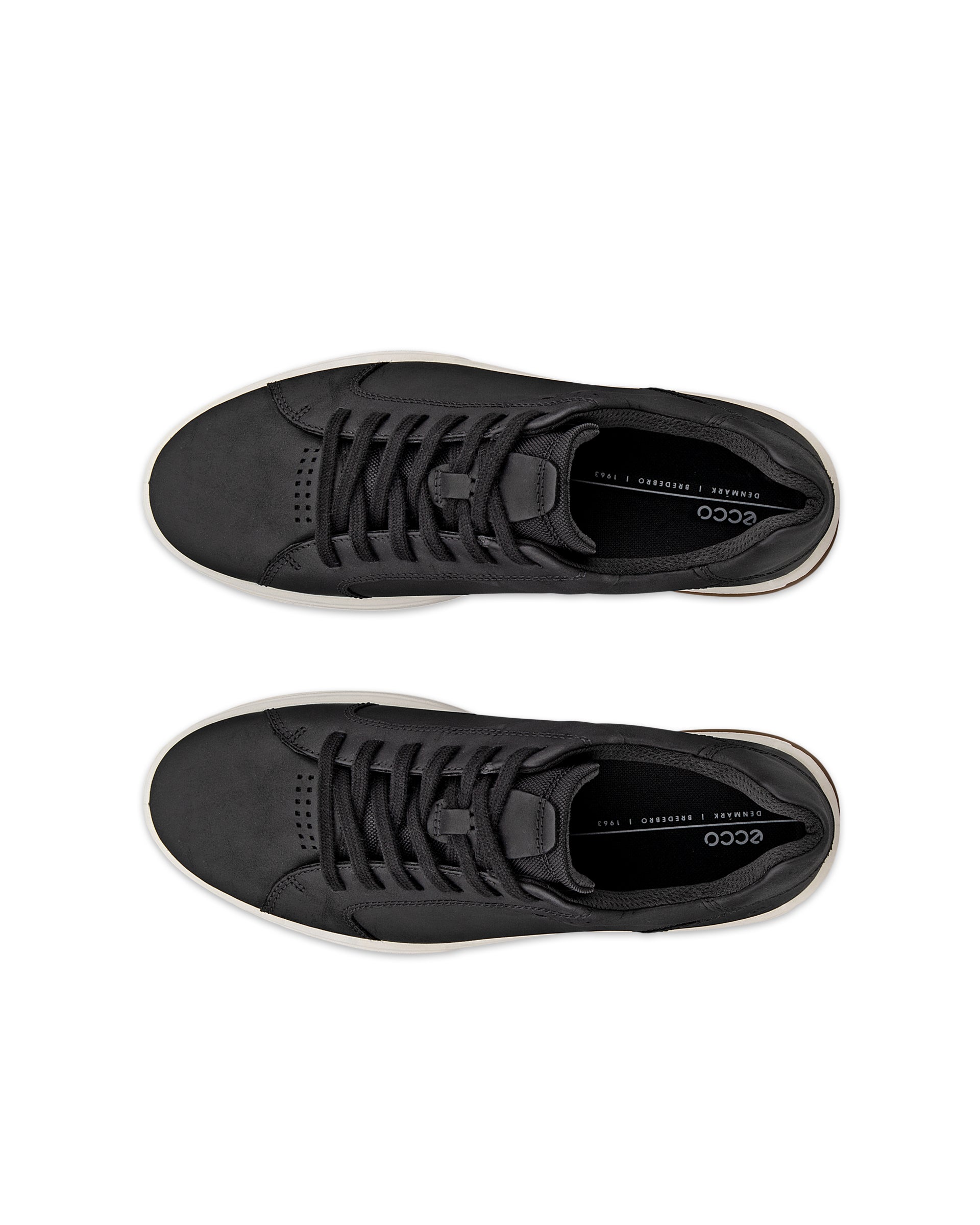 Men's ECCO® Byway 2.0 Lace Up Shoe - Black - Top left pair