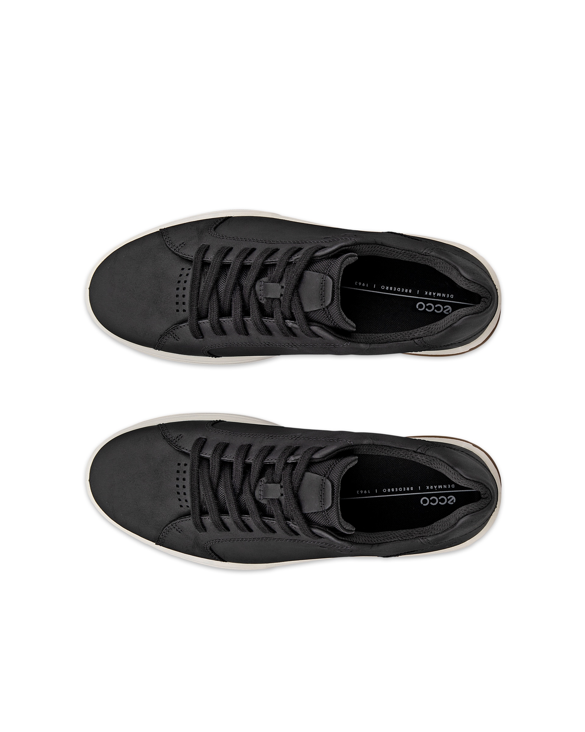 ECCO® Byway 2.0 muške tenisice od nubuka - Crna - Top left pair