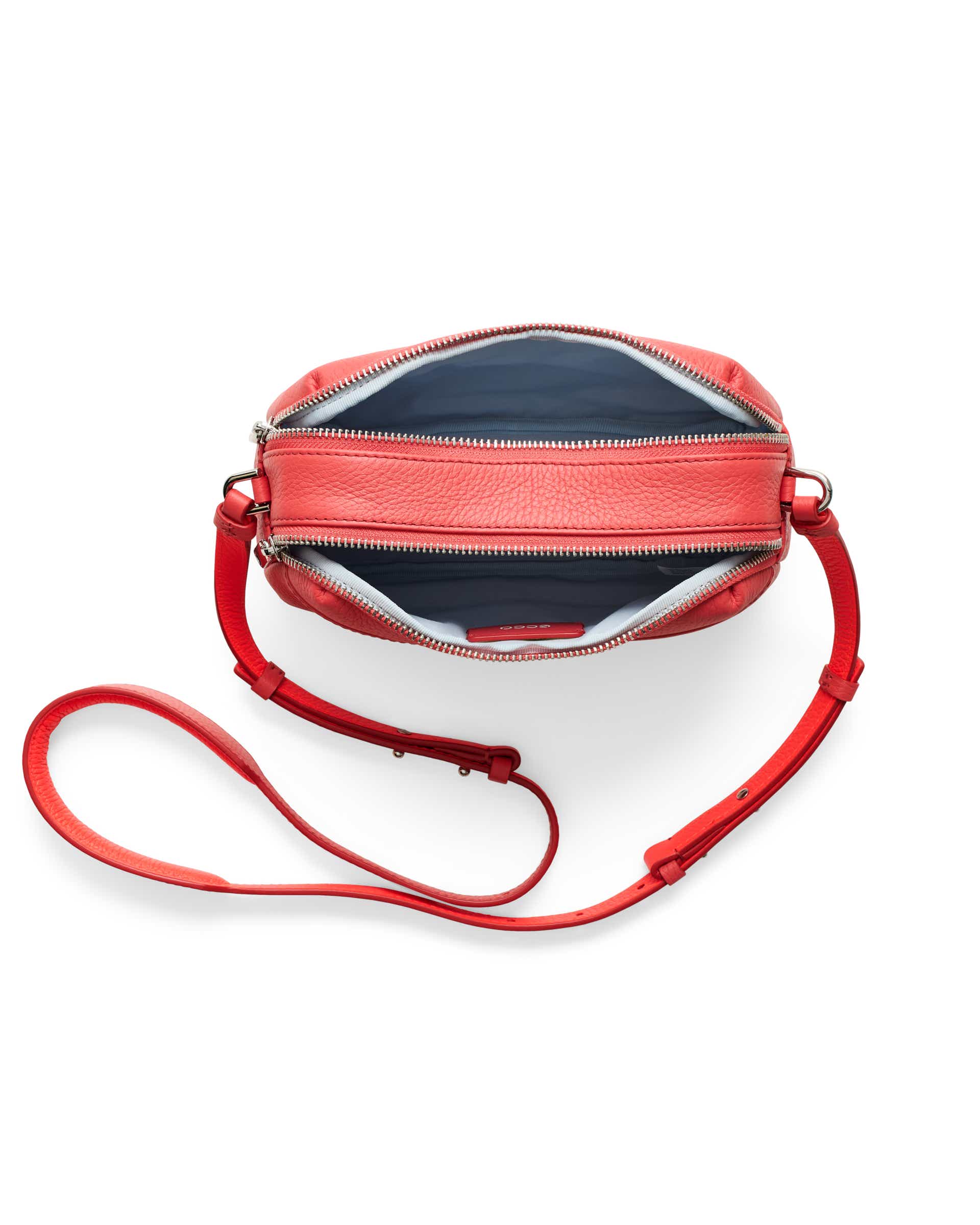 ECCO® Leather Camera Bag Bag - Red - Birdeye