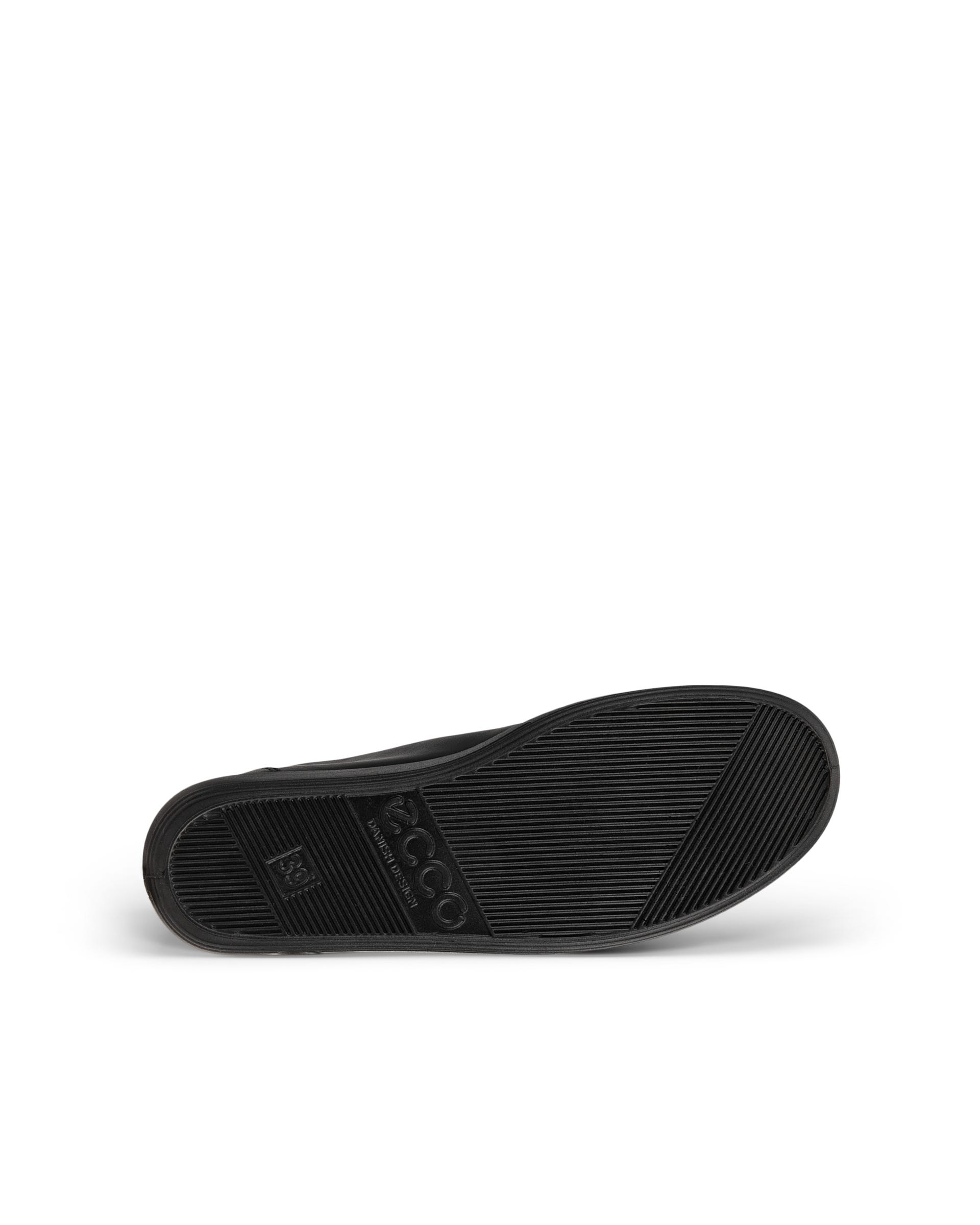 ECCO® Soft 2.0 Dames hoge leren wandelschoen - Zwart - Sole