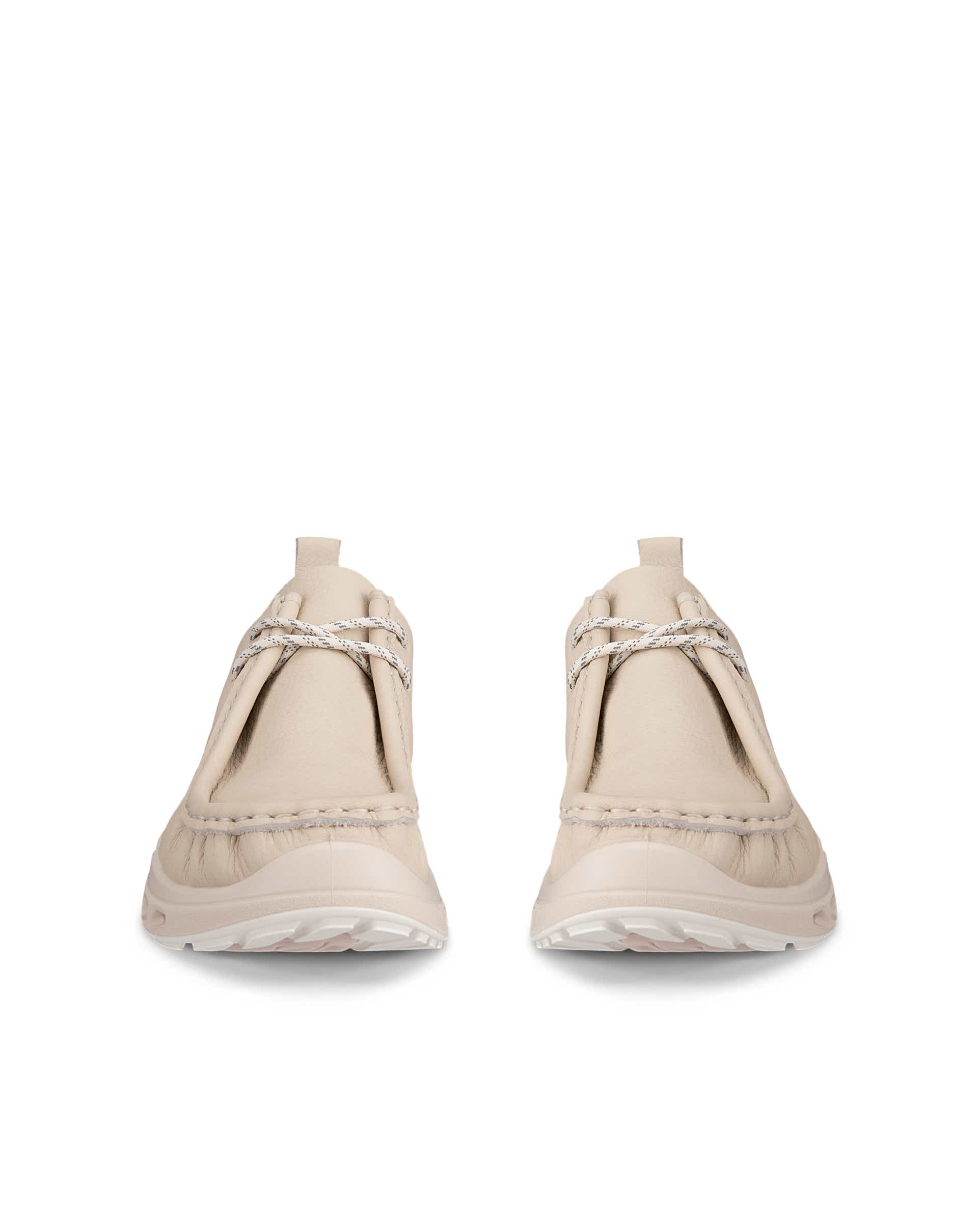 ECCO Biom 720 Women ウィメンズ レザーシューズ - ベージュ - Front pair