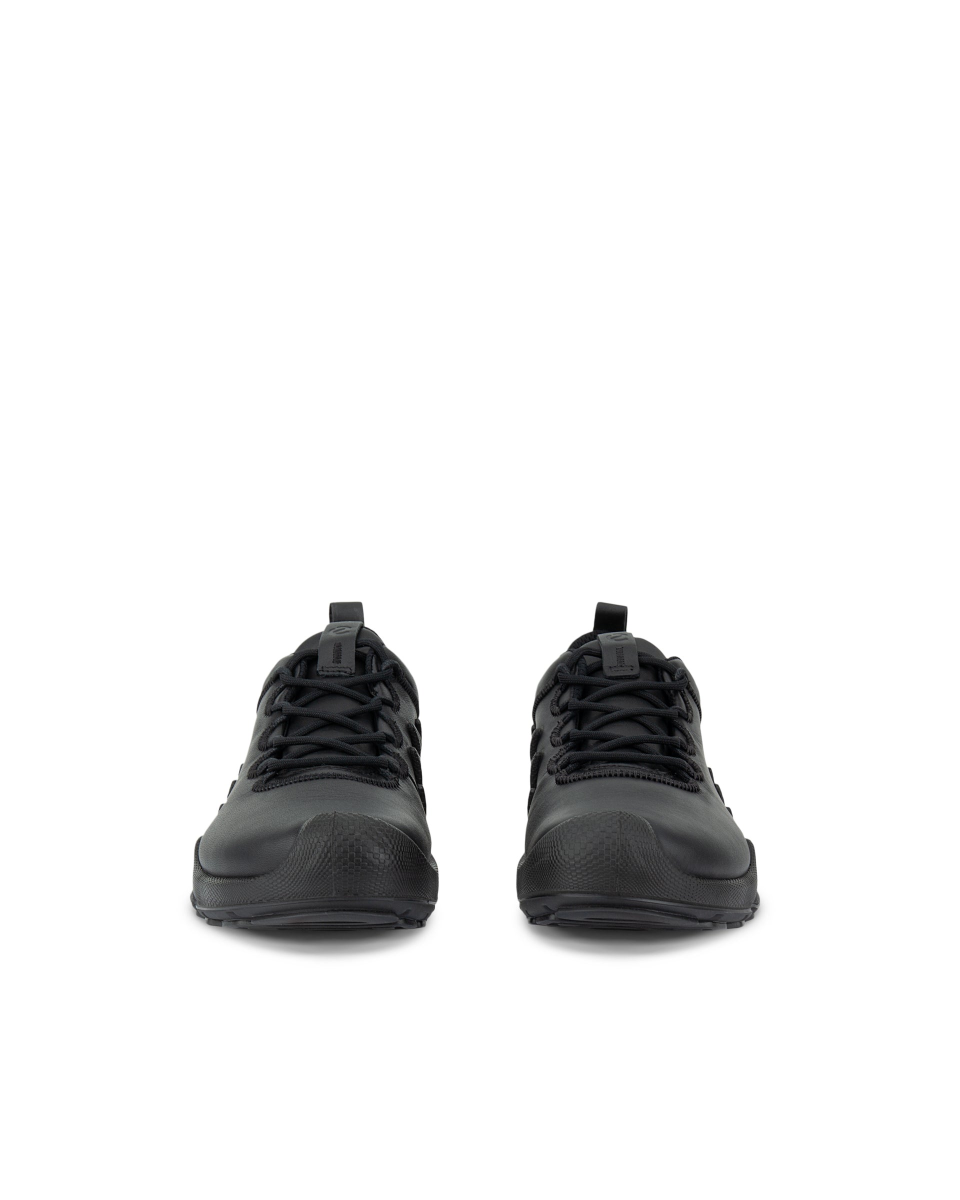 ECCO BIOM AEX WOMEN'S SNEAKER ウィメンズ レザーアウトドアスニーカー - ブラック - Front pair