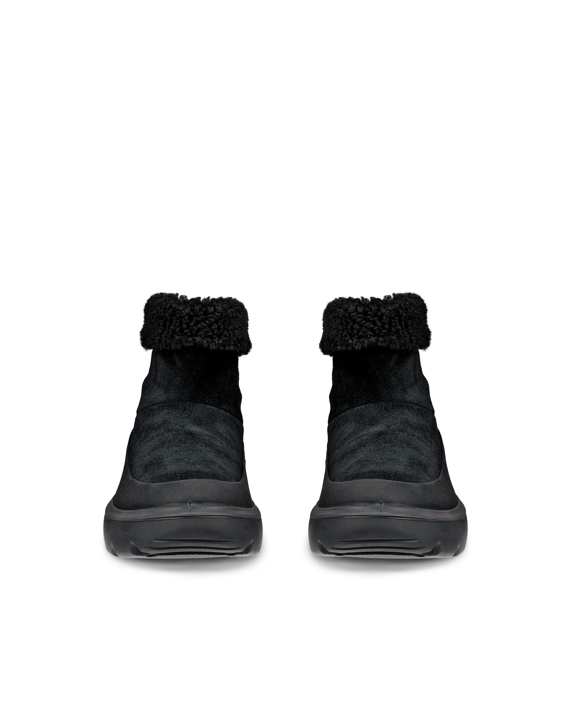 ECCO® GLACIA Vattentät vintersko i mocka dam - Svart - Outside