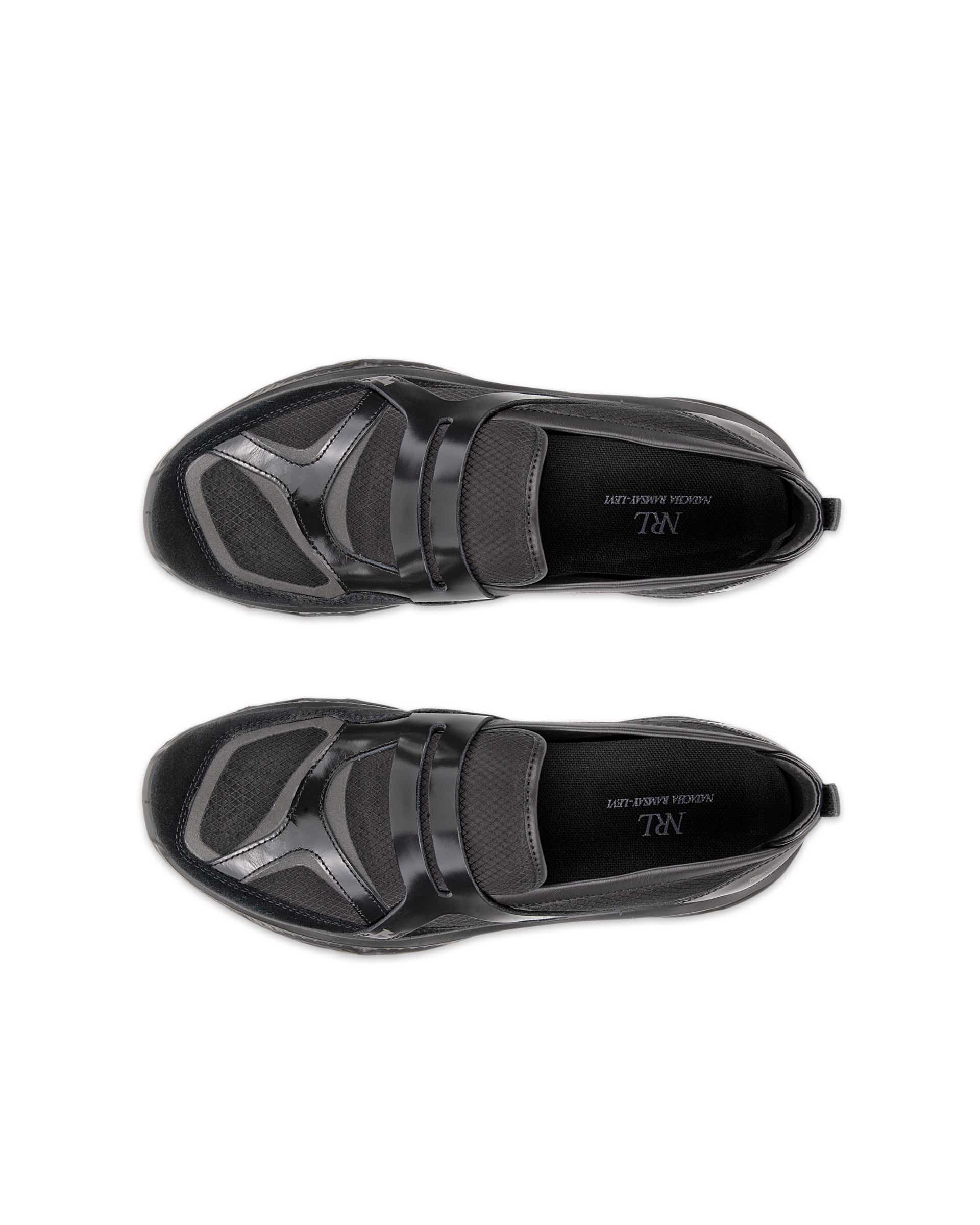 ECCO Receptor XP Women ウィメンズ レザーシューズ - ブラック - Top left pair