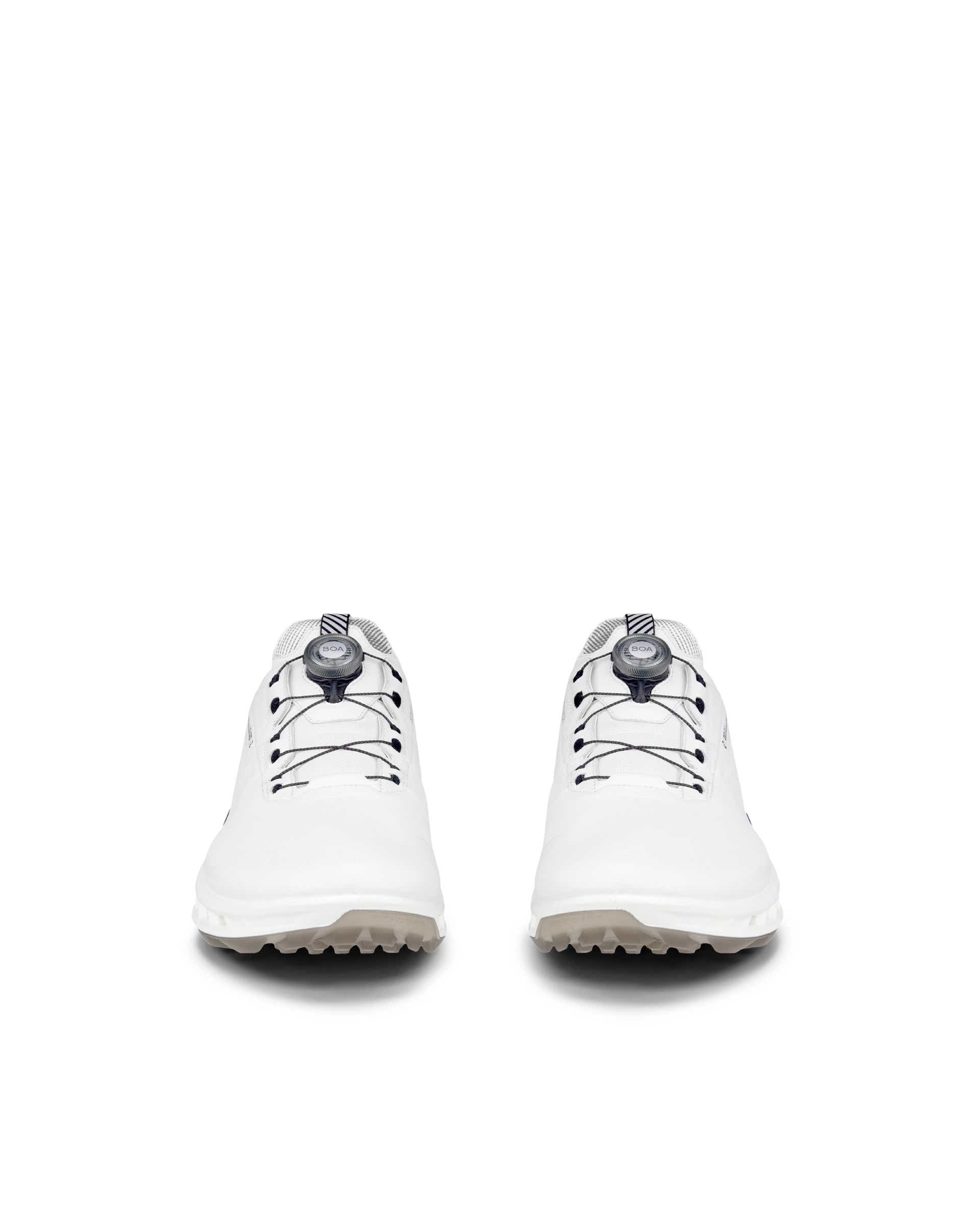 ECCO® Golf Biom C4 chaussure de golf en cuir Gore-Tex pour homme - Blanc - Front pair
