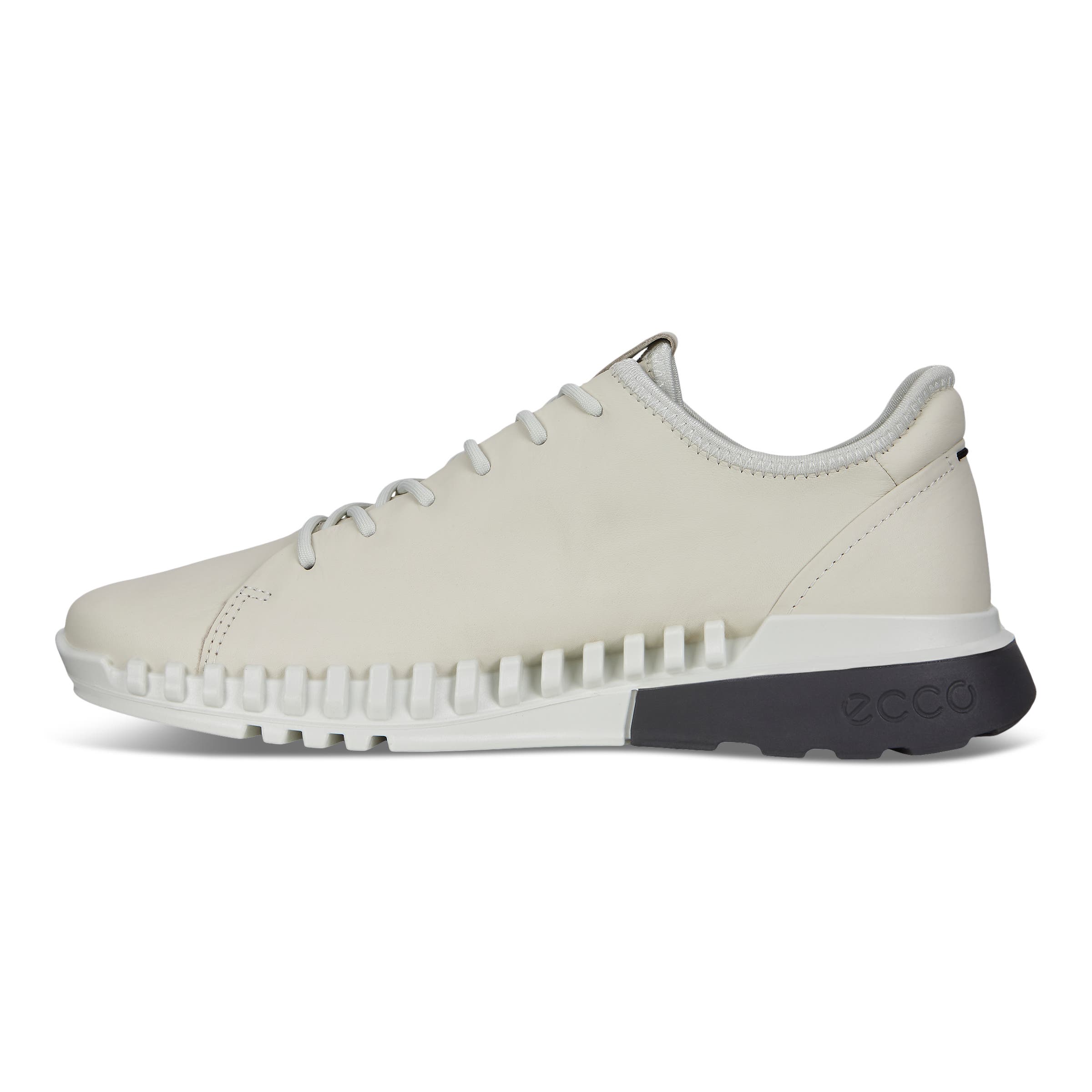 ECCO Zipflex Low メンズ レザースニーカー - ホワイト - Inside
