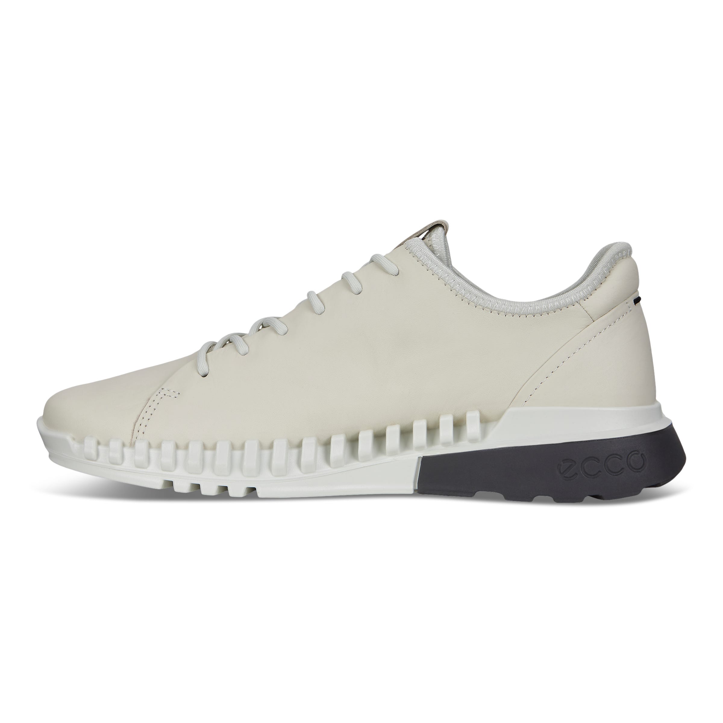 ECCO Zipflex Low メンズ レザースニーカー - ホワイト - Inside