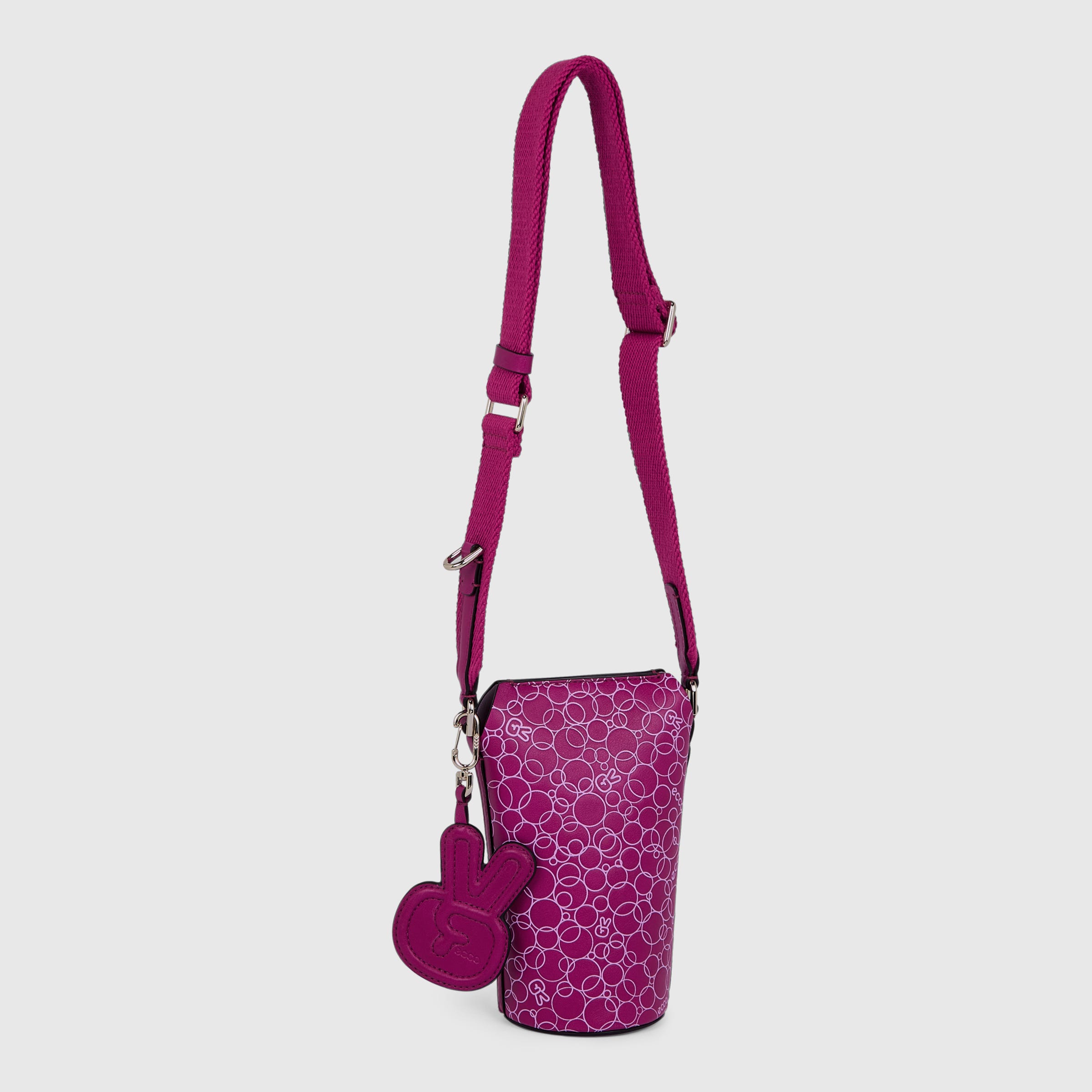 ECCO® Pot Leather Crossbody Bag - Purple - Main