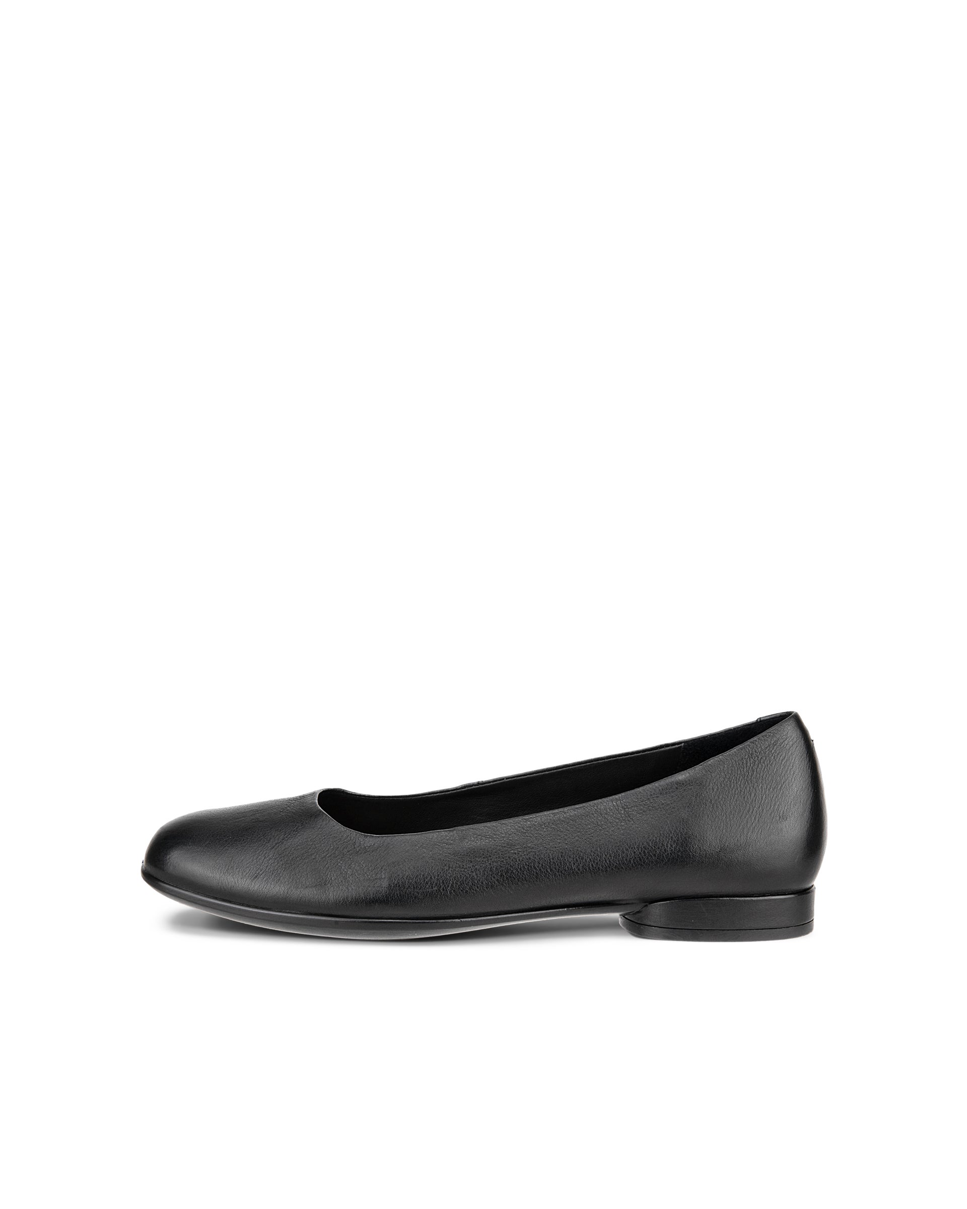 ECCO® Anine női bőr balerinacipő - Fekete - Outside