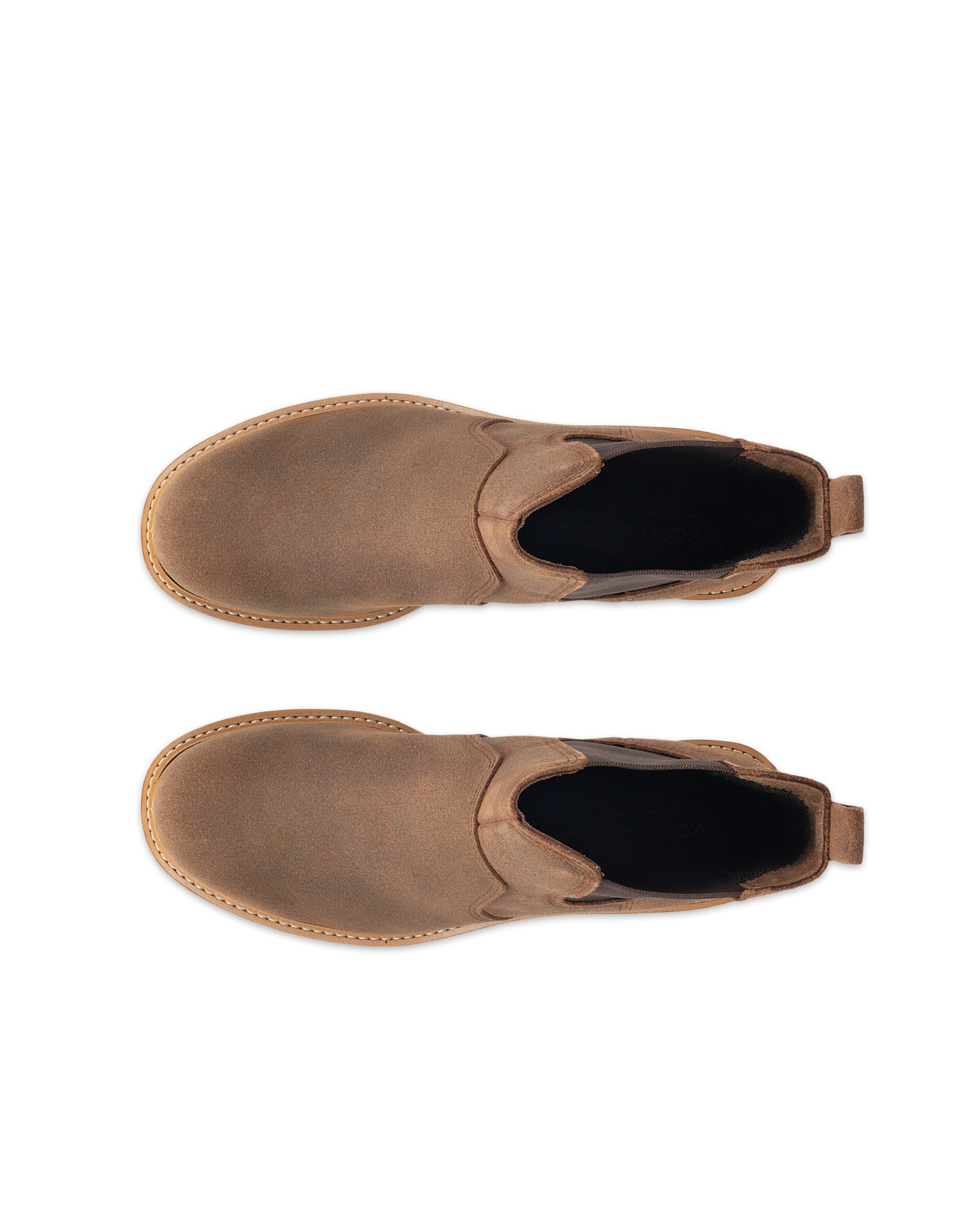 ECCO® ELAINA Chelsea støvler i ruskind til damer - Brun - Outside
