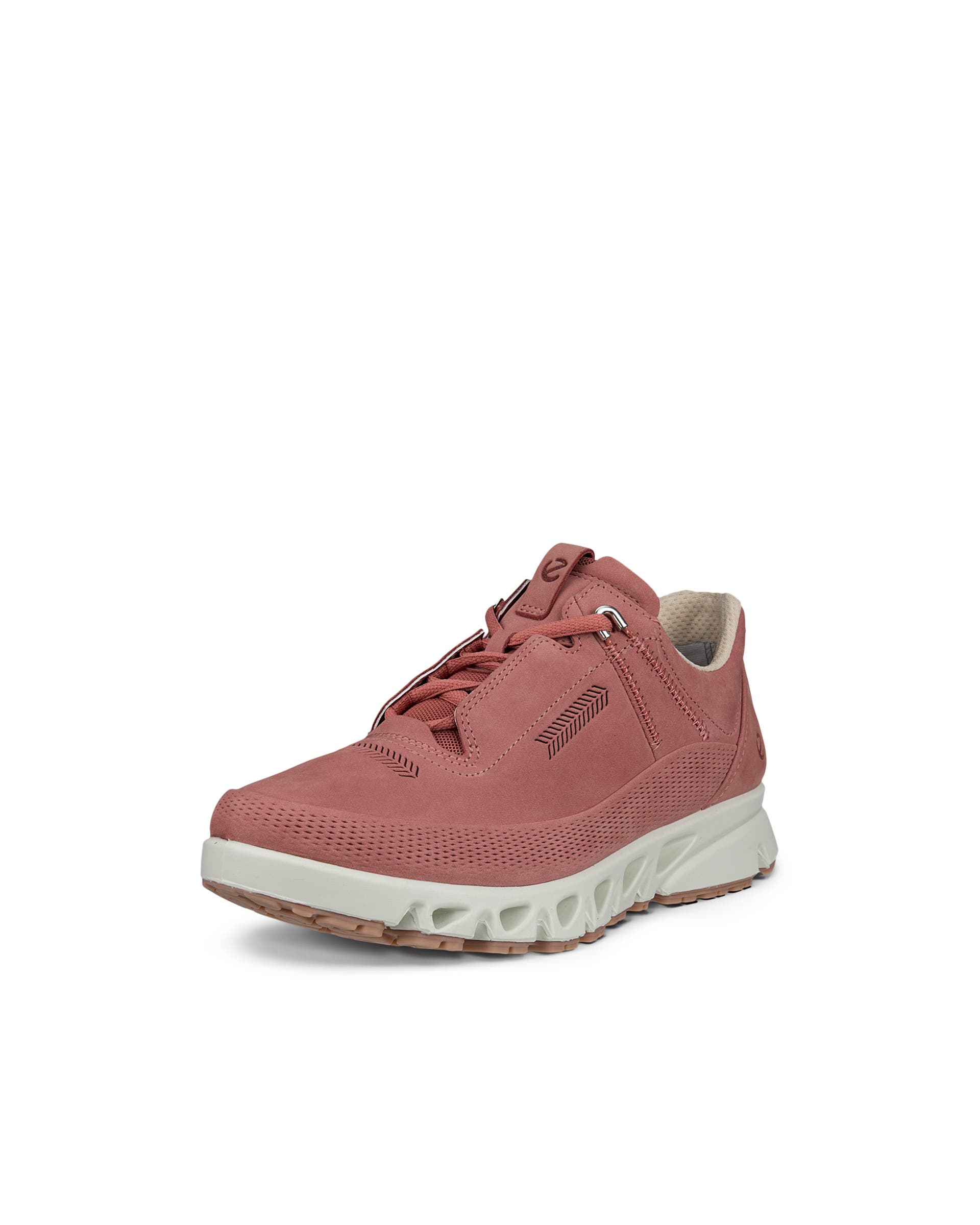 Women's ECCO® Multi-Vent Nubuck Gore-Tex Shoe - Red - Main
