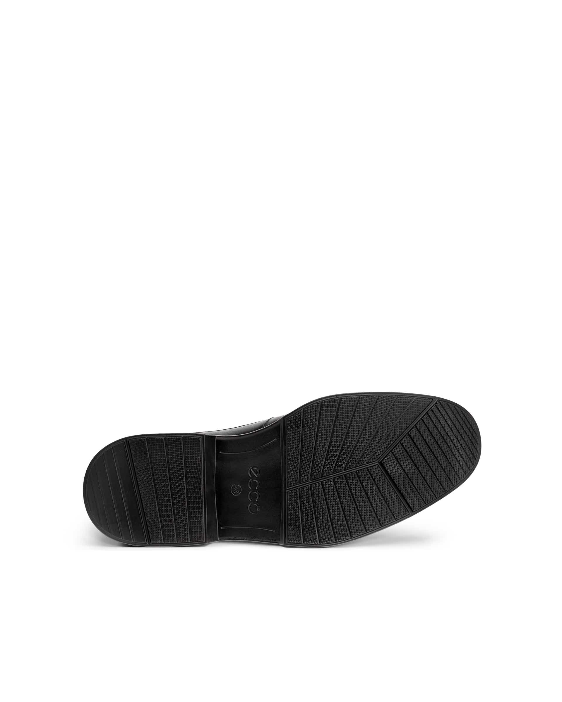 ECCO® Lisbon chaussures habillée sans lacet en cuir pour homme - Noir - Sole