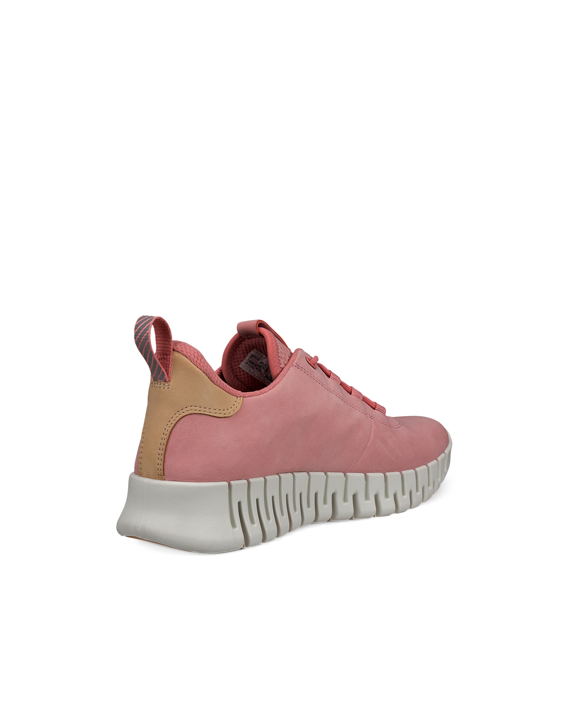 ECCO® Gruuv baskets en nubuck pour femme - Rose - Back