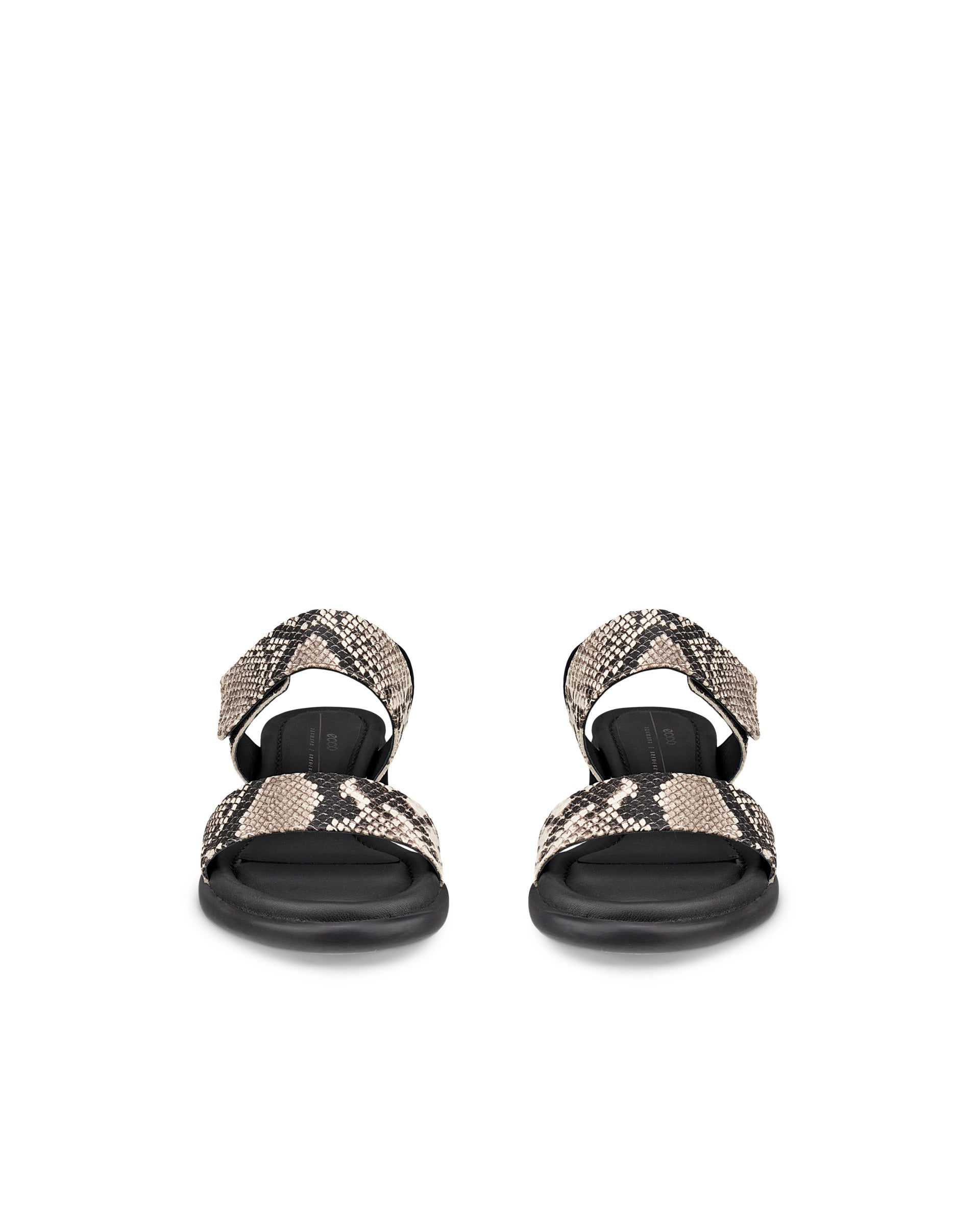 Women's ECCO® Sculpted LX 35 Leather Heel Sandal - Beige - Front pair