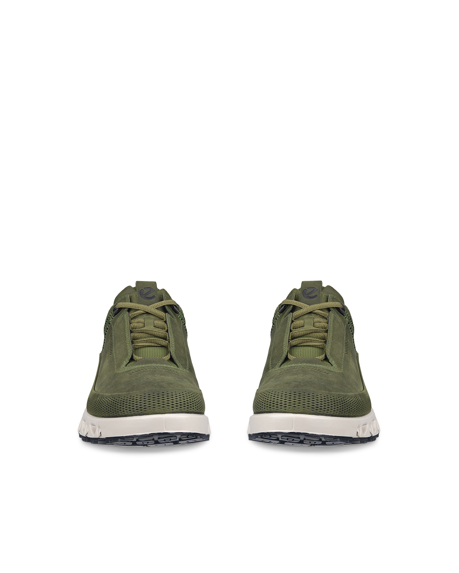 ECCO® Multi-Vent chaussures en nubuck Gore-Tex pour homme - Vert - Front pair
