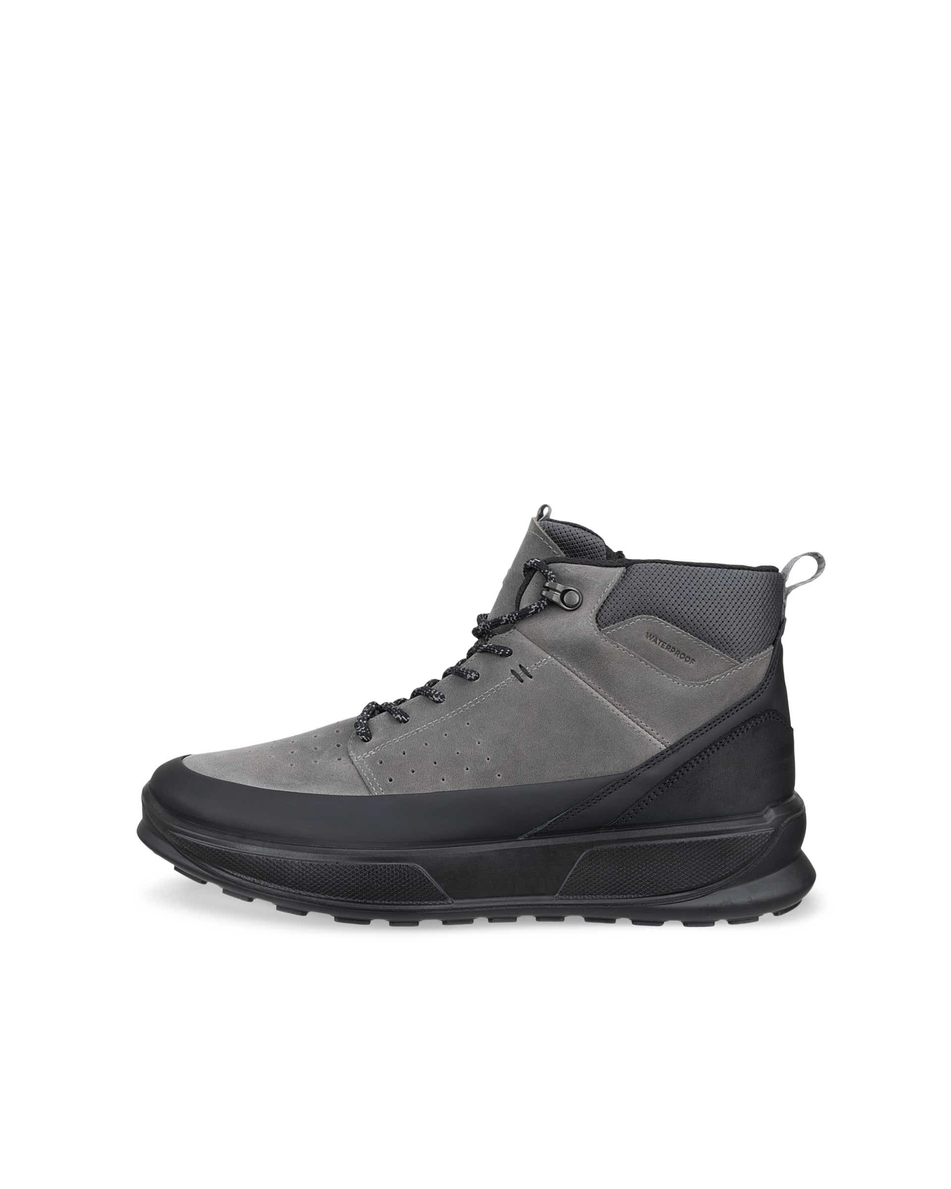 Men's ECCO® Byway 2.0 Leather Waterproof Boot - Grey - Outside
