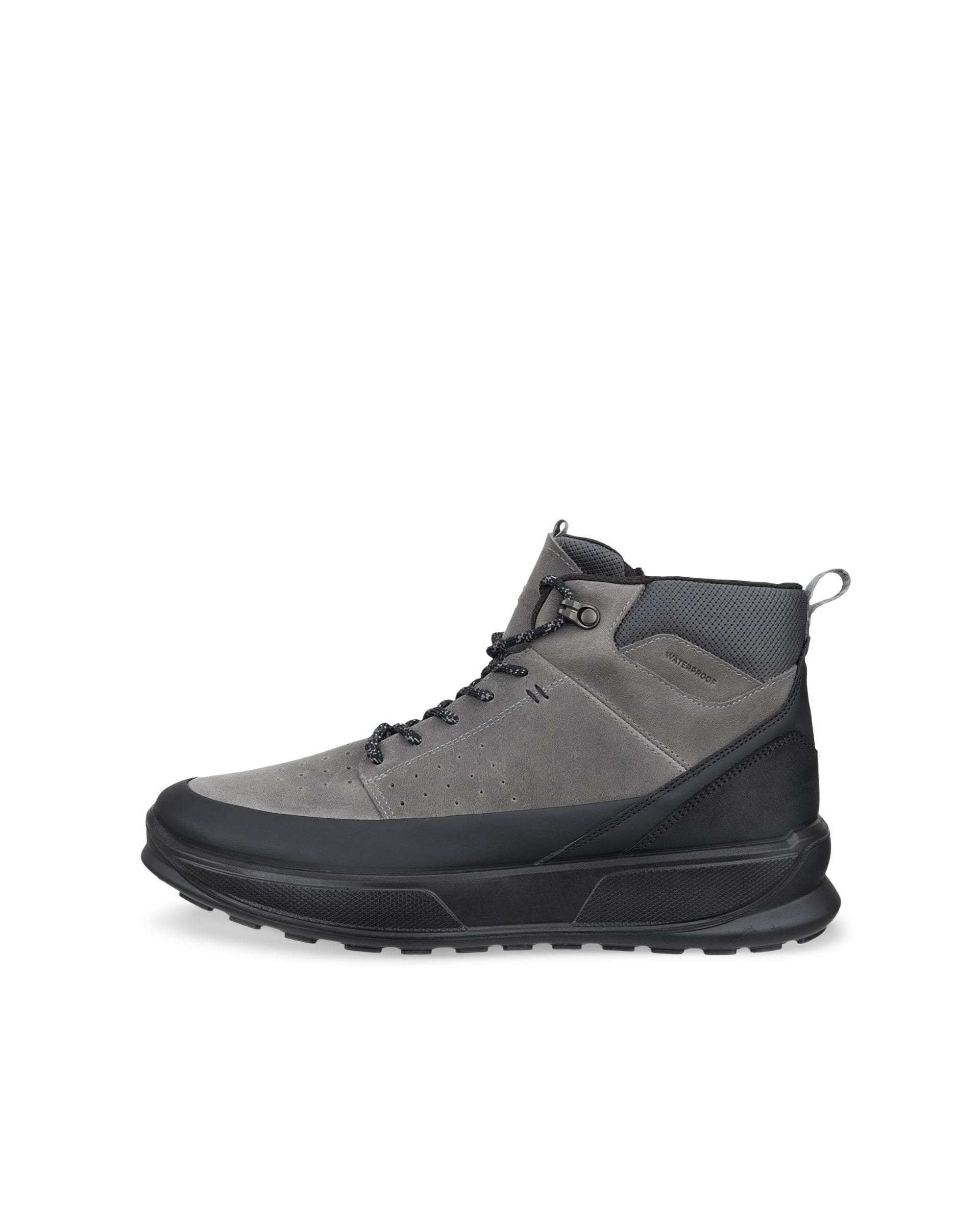Men's ECCO® Byway 2.0 Leather Waterproof Boot - Grey - Outside