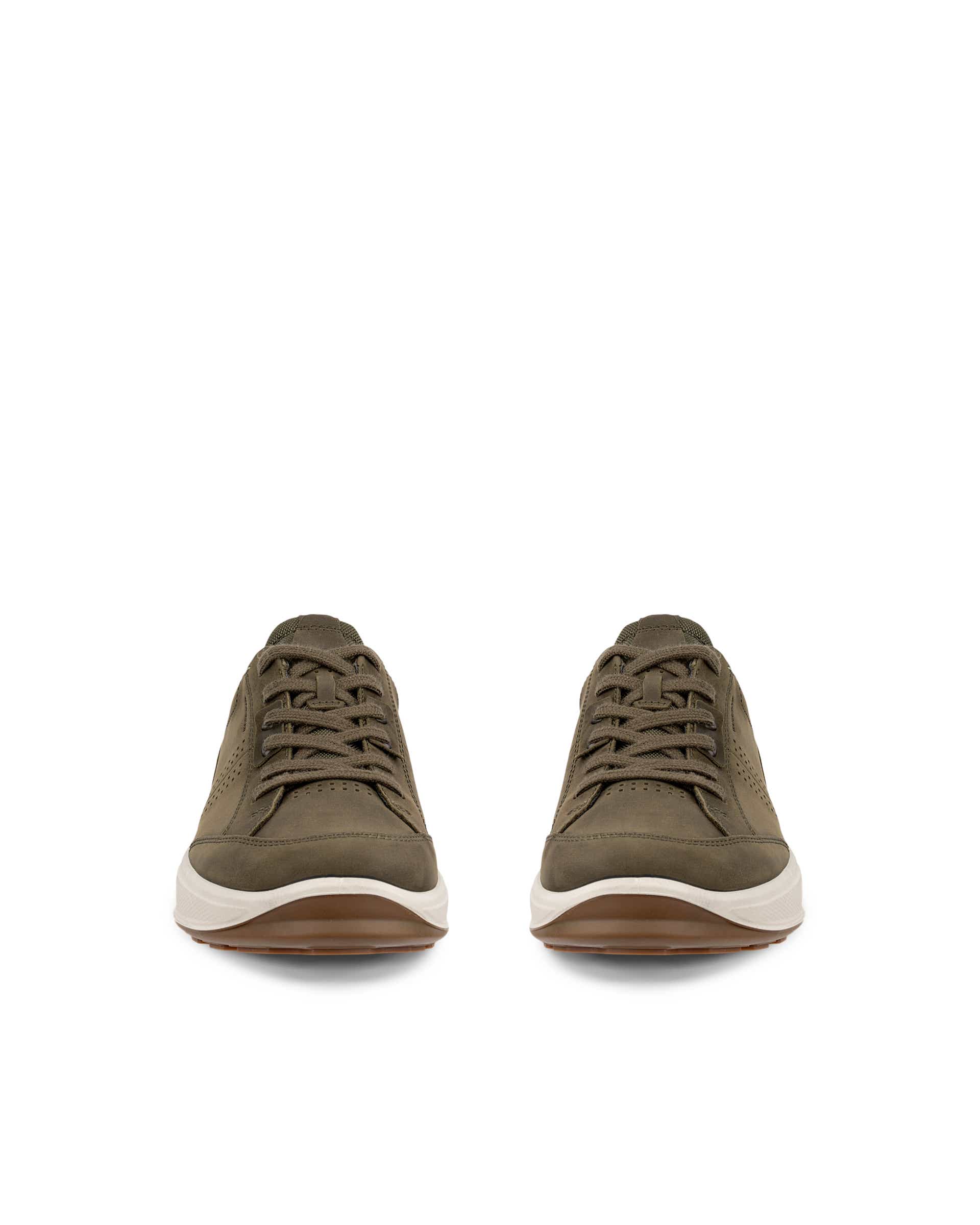 ECCO® Byway 2.0 chaussures imperméable en nubuck pour homme - Vert - Front pair