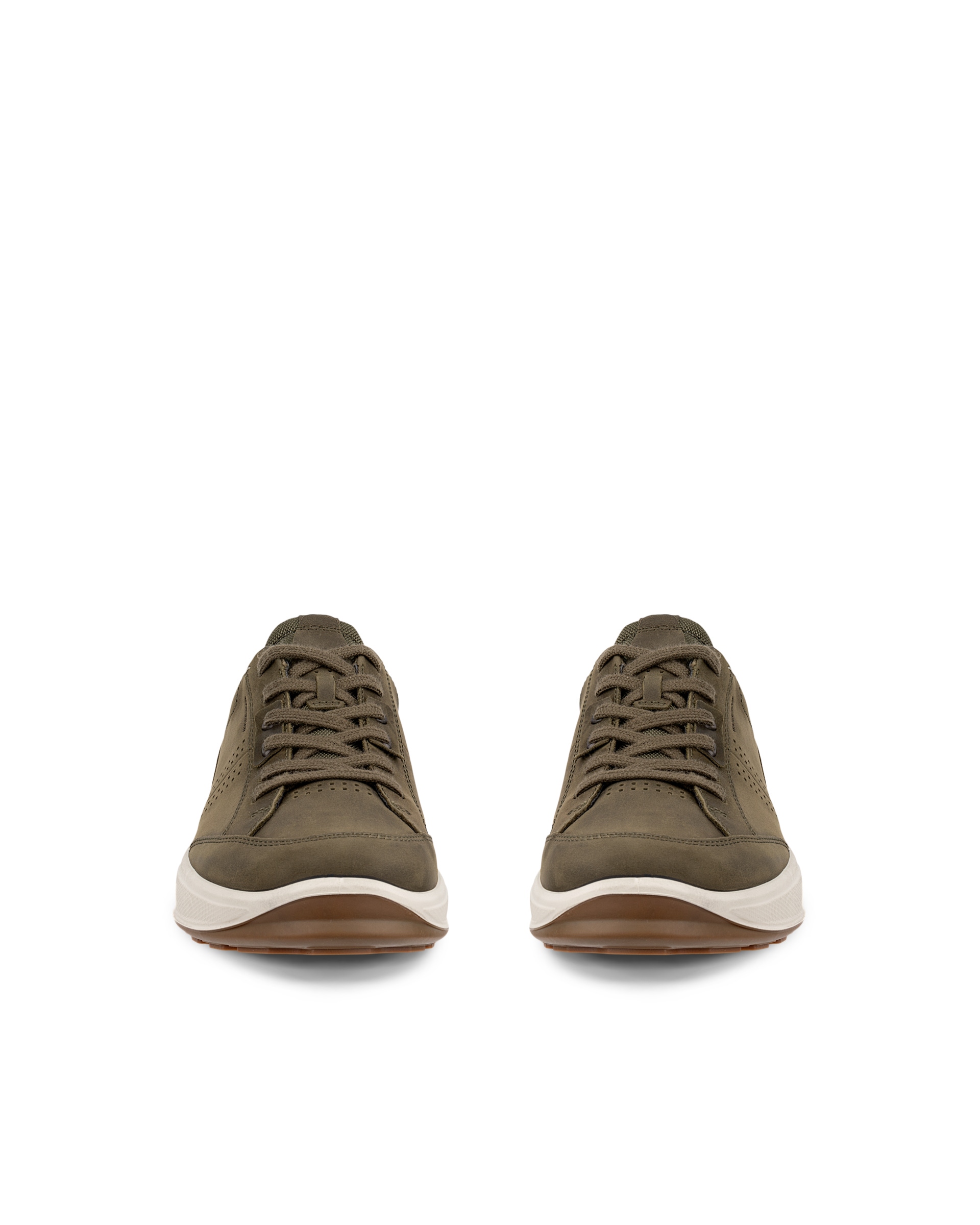 ECCO® Byway 2.0 chaussures imperméable en nubuck pour homme - Vert - Front pair