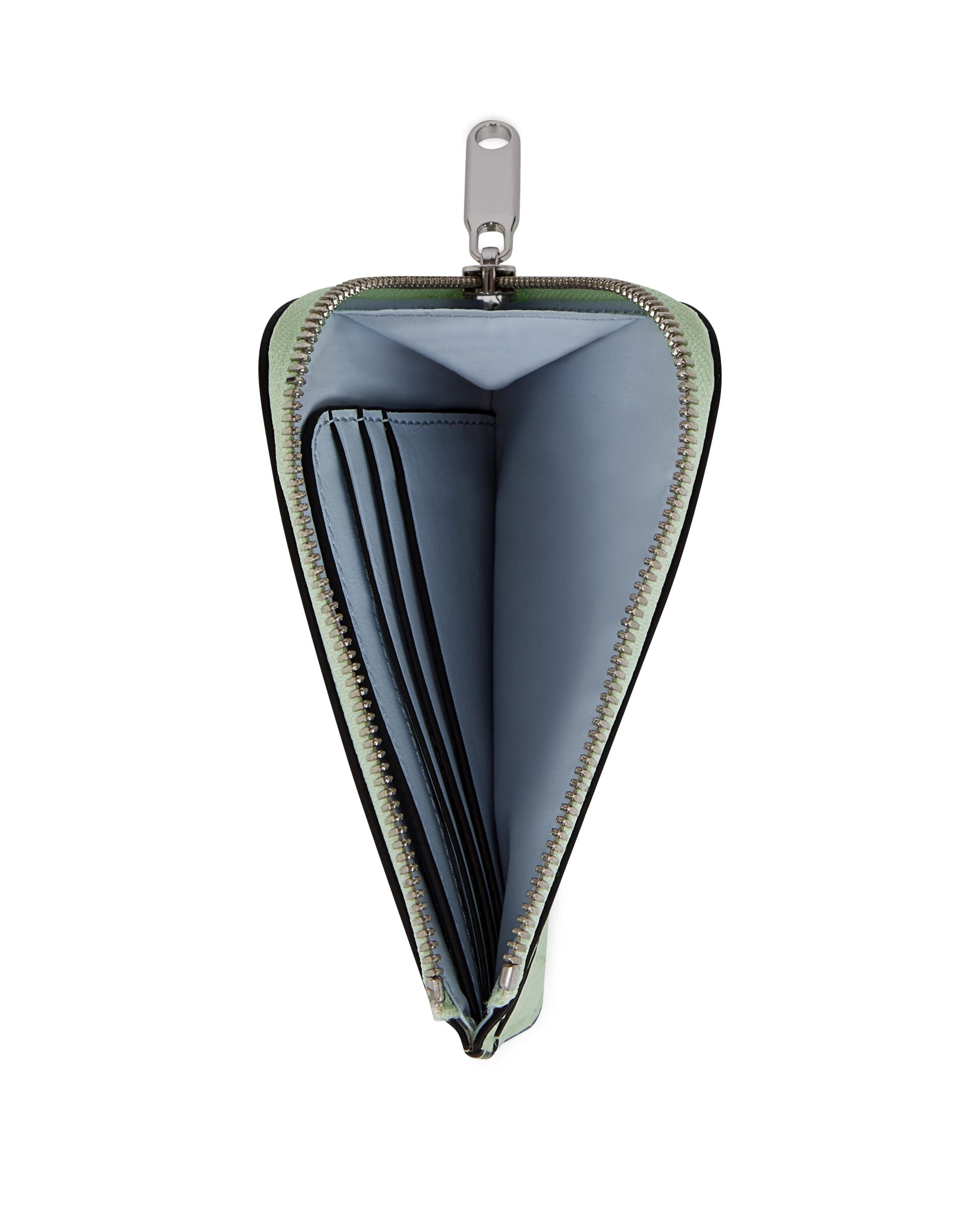 ECCO Card Case Zipped Pebbled レザーカードケース - グリーン - Birdeye