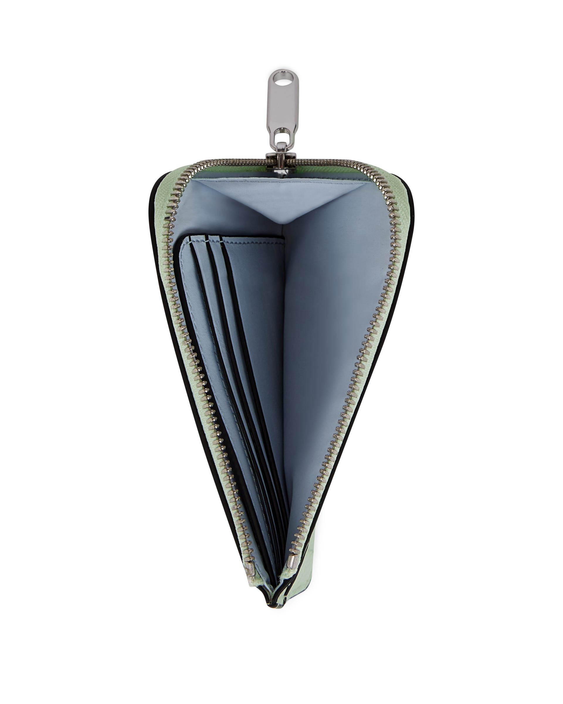 ECCO Card Case Zipped Pebbled レザーカードケース - グリーン - Birdeye