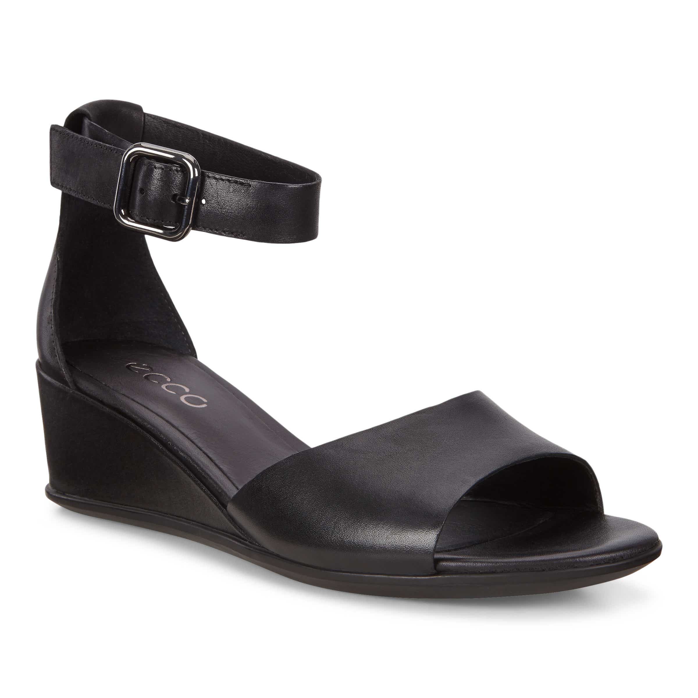 ECCO SHAPE 35 WEDGE SANDAL - Black - Main