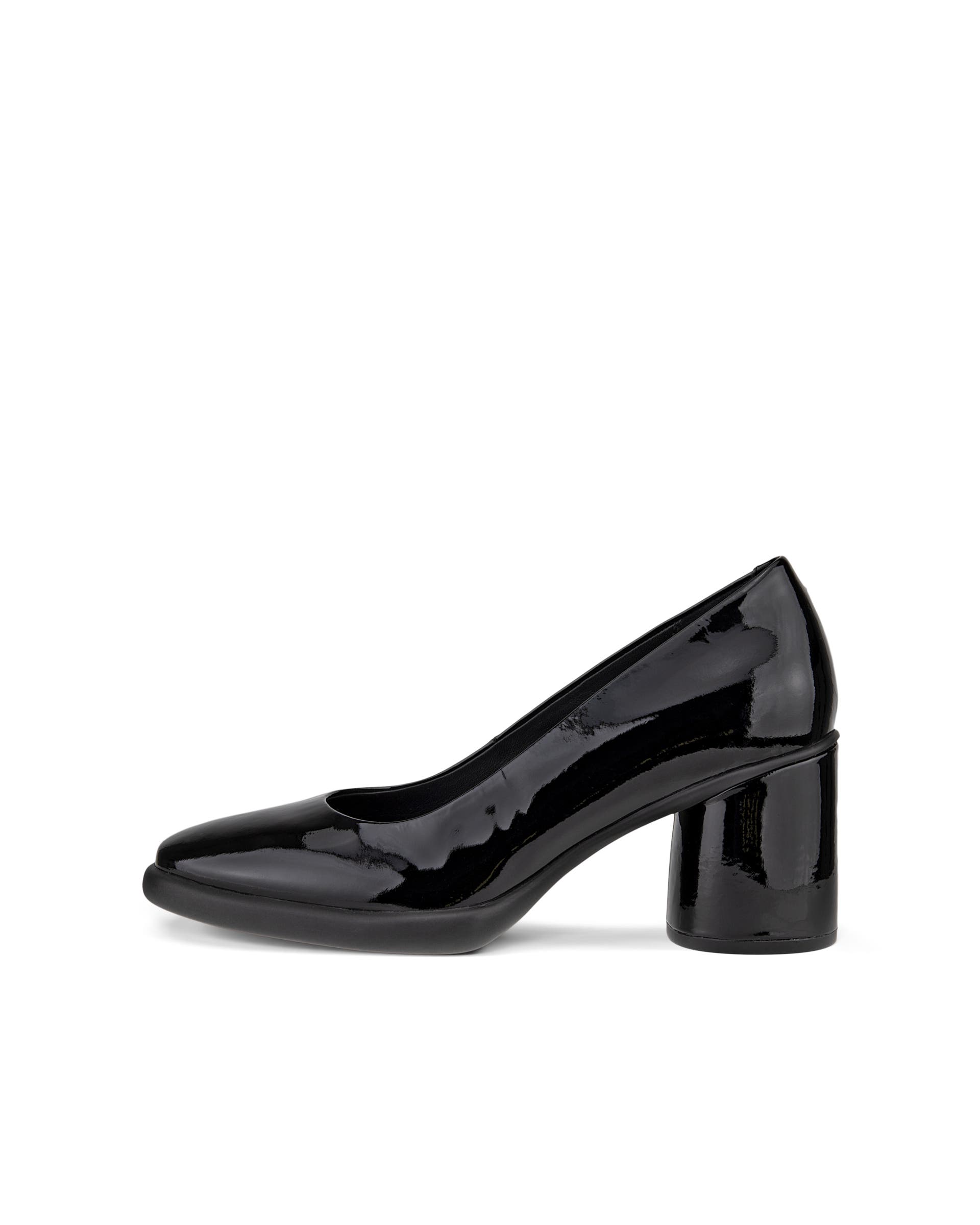ECCO® Sculpted LX 35 Damen Lederpumps mit Blockabsatz - Schwarz - Outside
