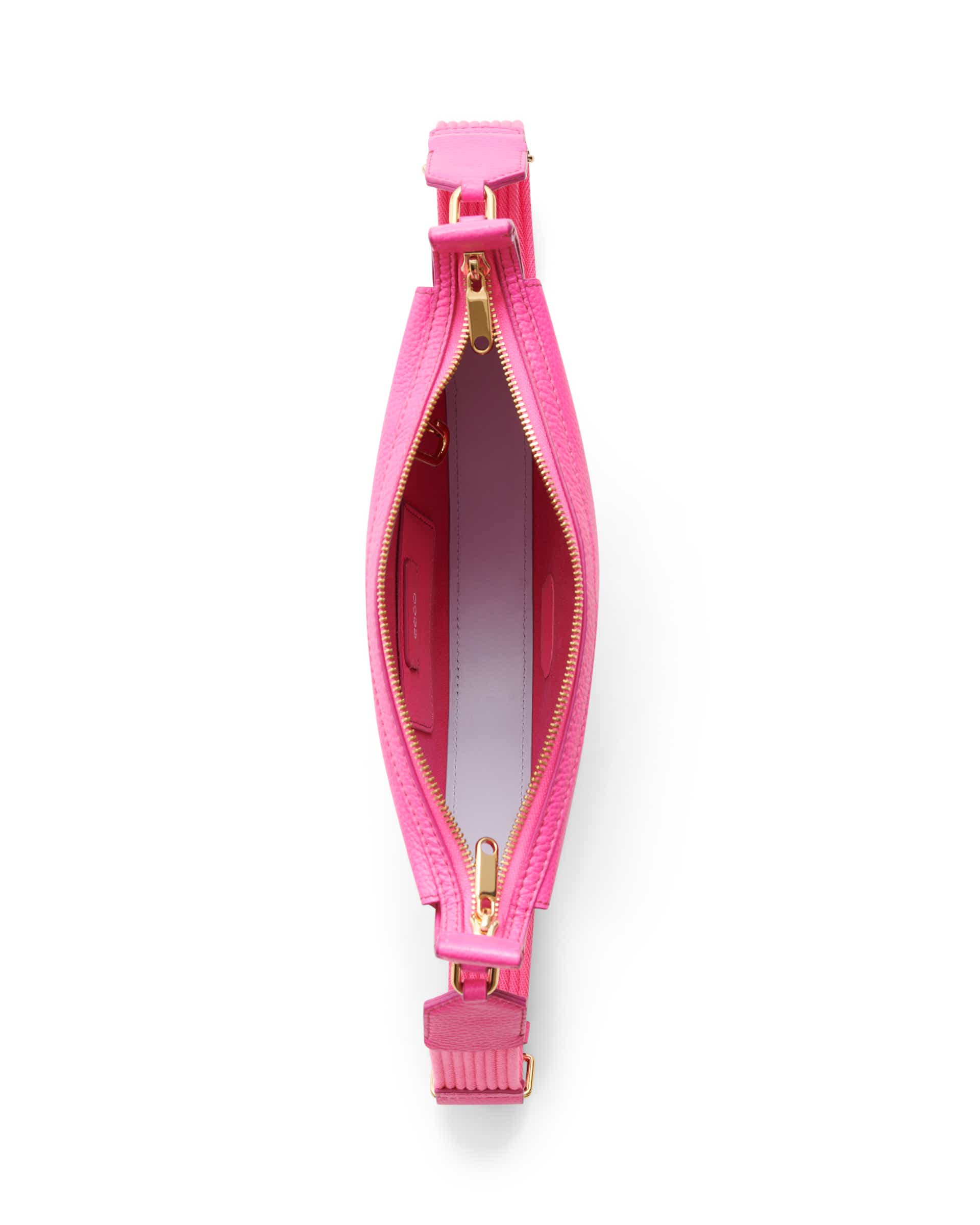 ECCO® Small Fortune Leather Shoulder & Crossbody Bag - Pink - Birdeye